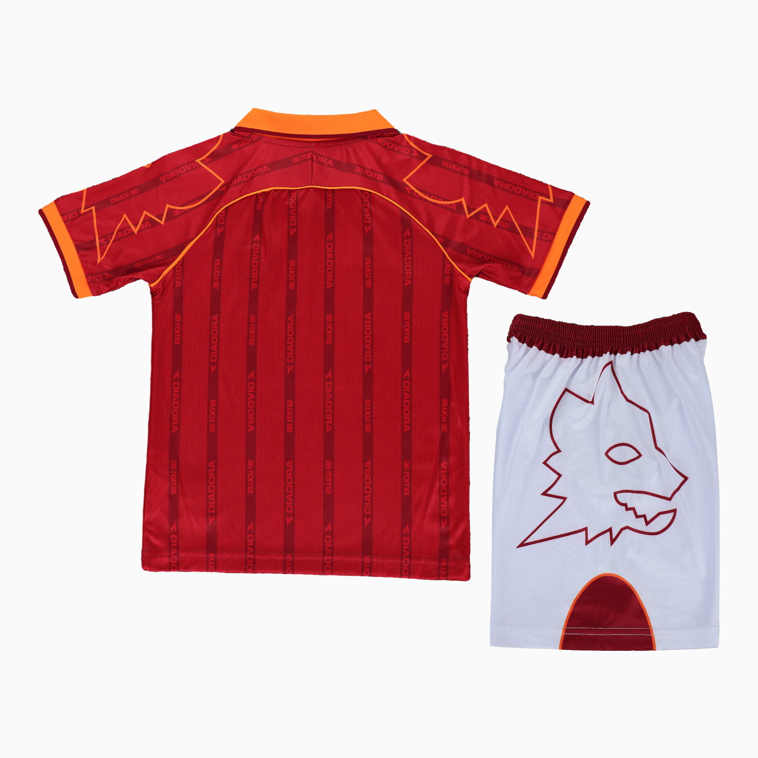 TKH-turbokithub-Retro Roma 1999-00 Home Kids Kit