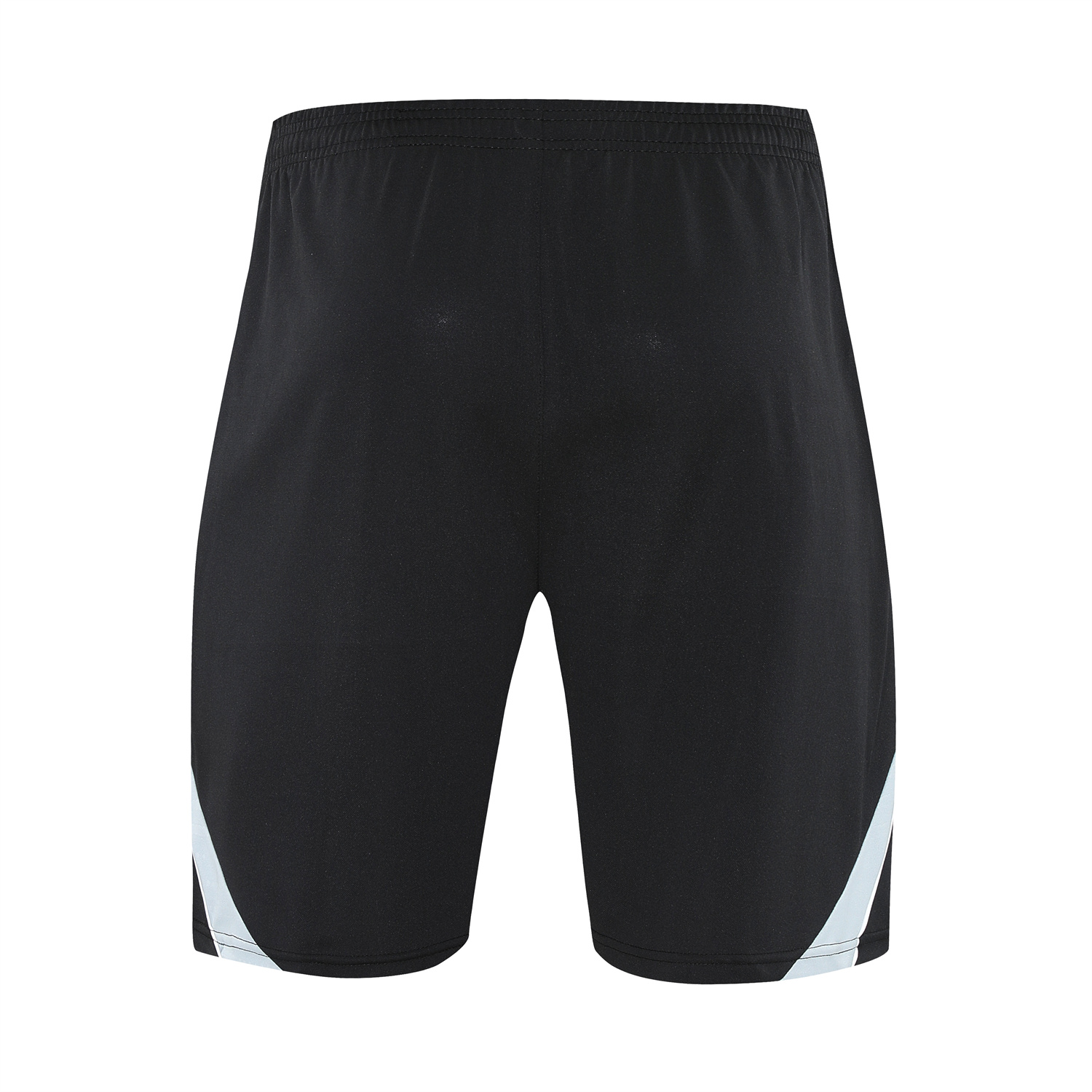 TKH-turbokithub-Real Madrid 25-26 Short-Sleeve Training Set - Grey And White Top & Black Shorts
