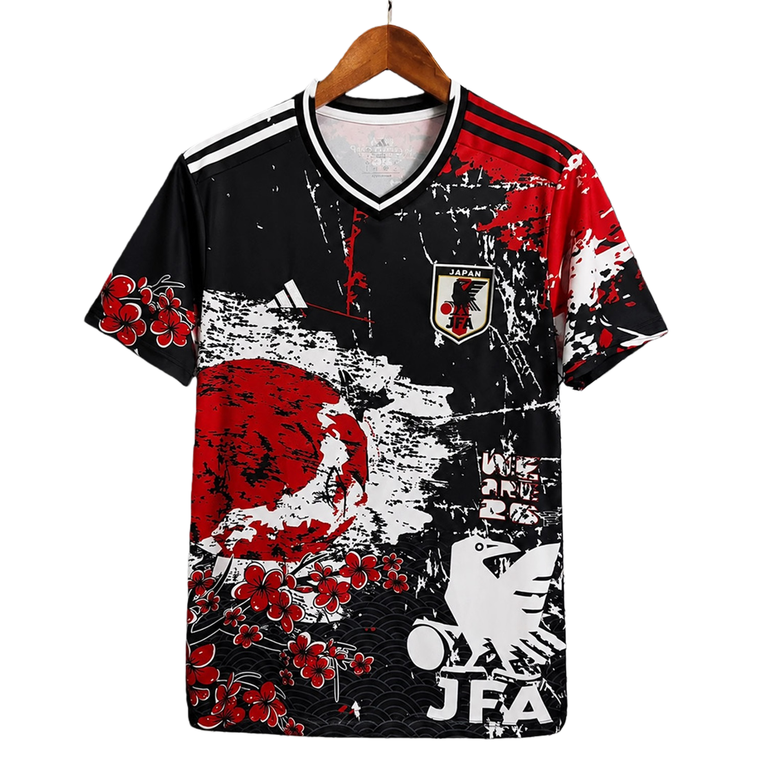 TKH-turbokithub-Japan 2026 Samurai Black And Red Special Jersey - Fans Version