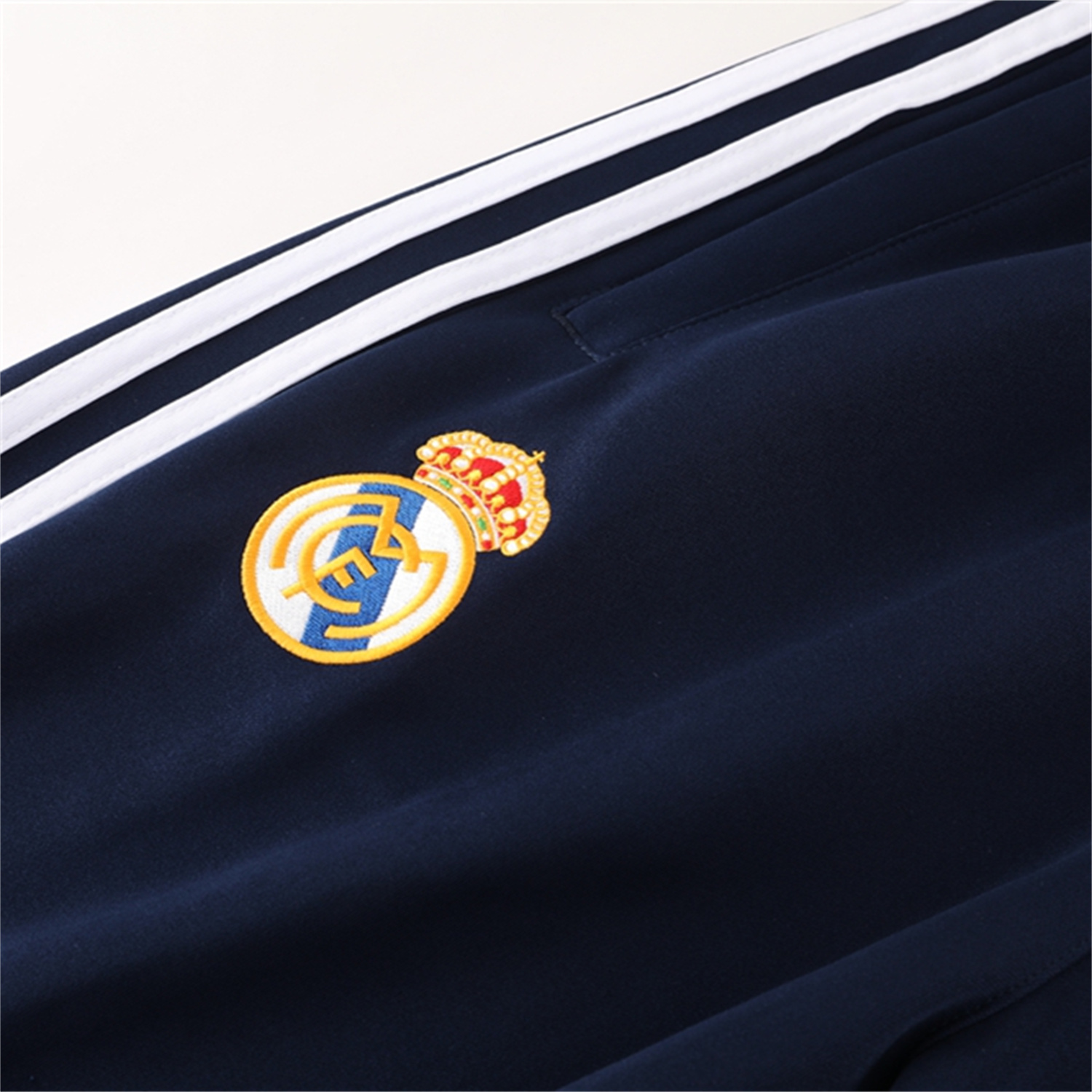 TKH-turbokithub-Real Madrid 25-26 Jacket Training Tracksuit - Royal Blue Jackets & Pants with Orange Lines