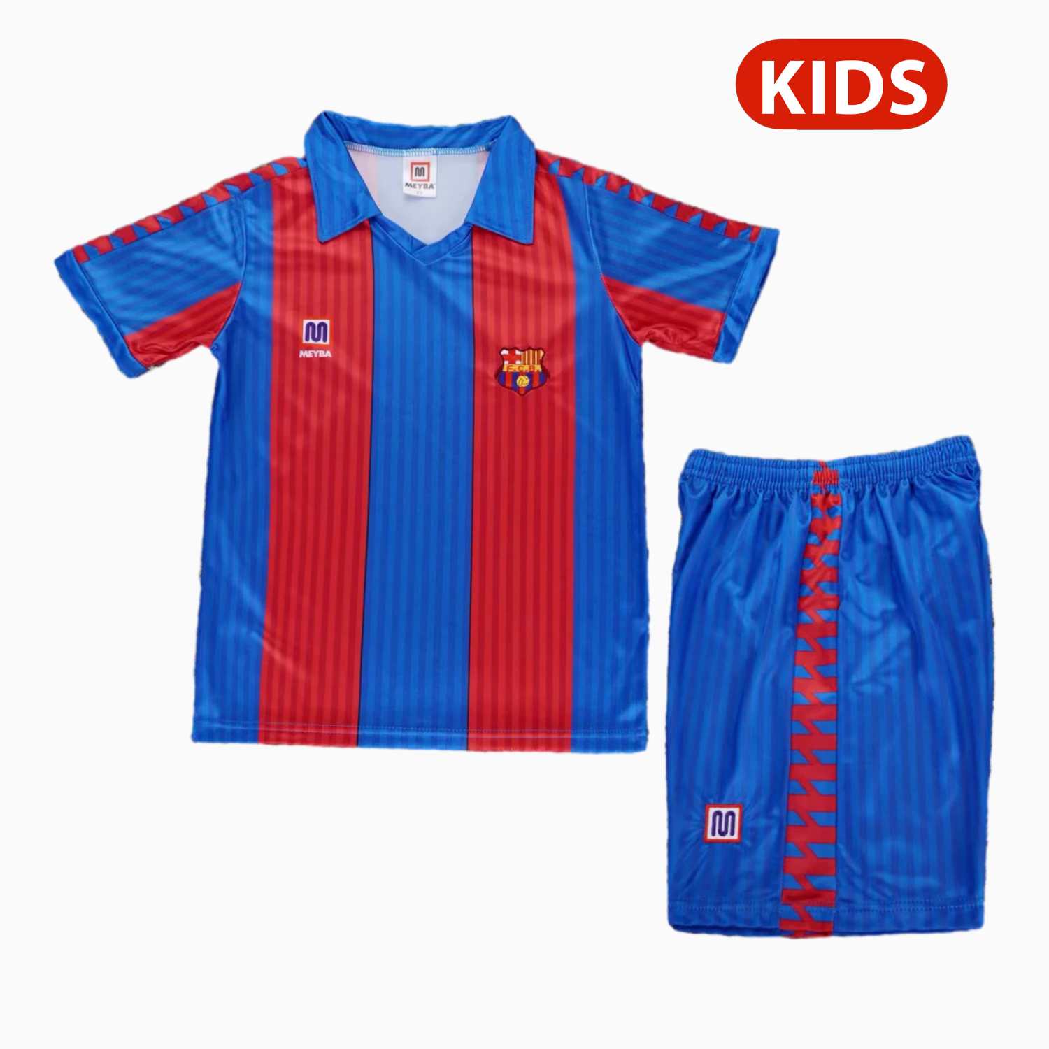 TKH-turbokithub-Retro Barcelona 1989-92 Home Kids Kit