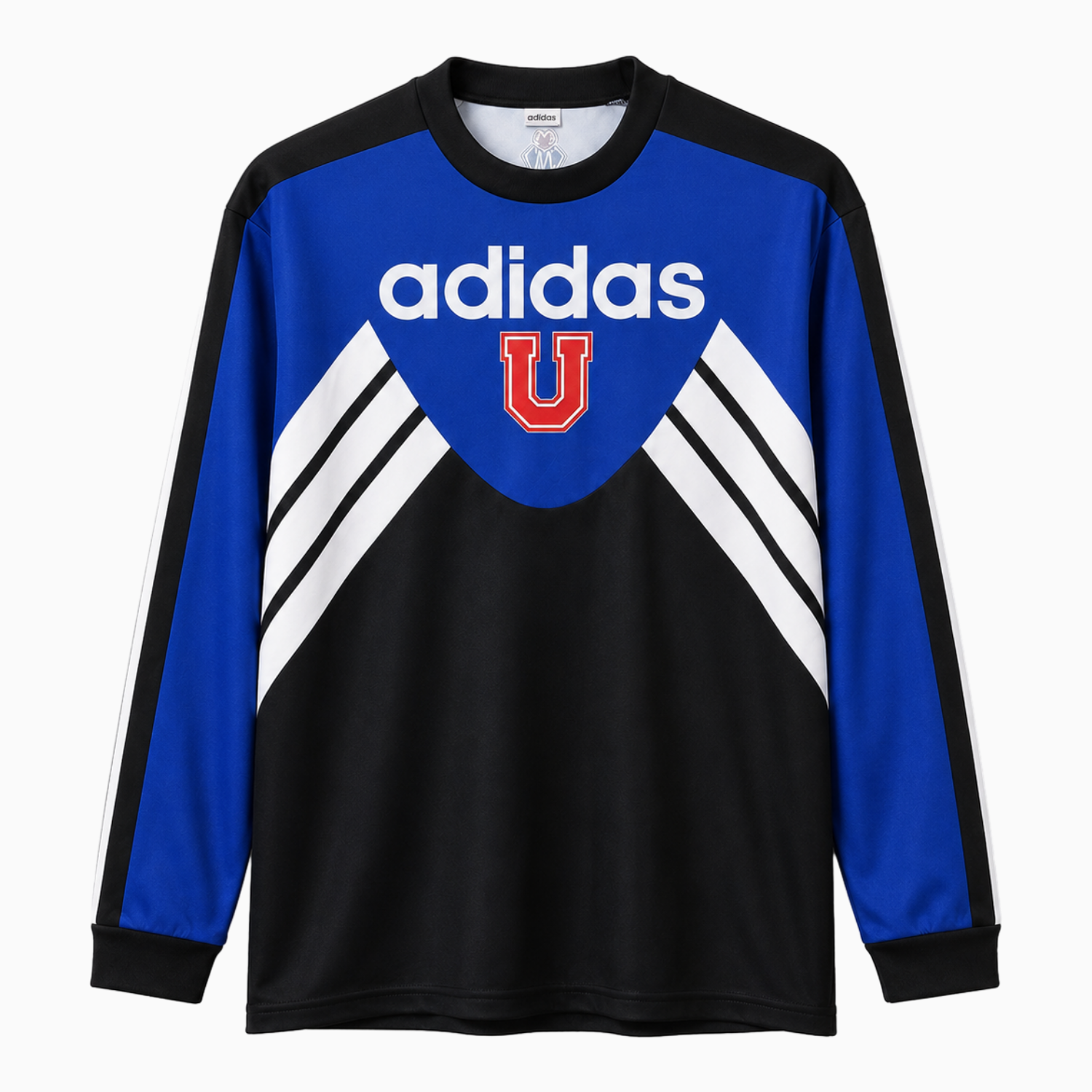 TKH-turbokithub-Universidad de Chile 26-27 Retro Style Blue Black White Stripes Jersey - Fans Version