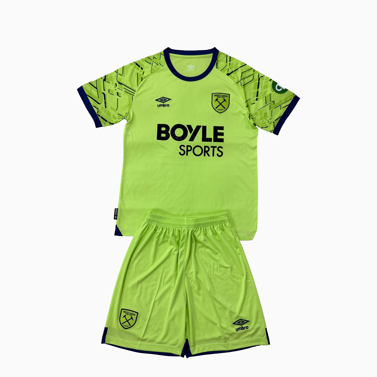 TKH-turbokithub-West Ham United 25-26 Green Goalkeeper Men's Adult Jersey Set - Fans Version