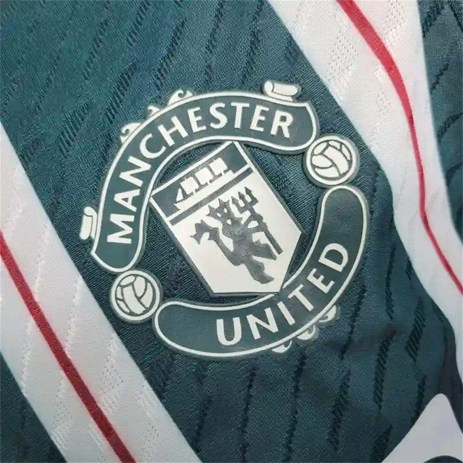 TKH-turbokithub-Retro Manchester United 2023-24 Away Green Jersey - Player Version