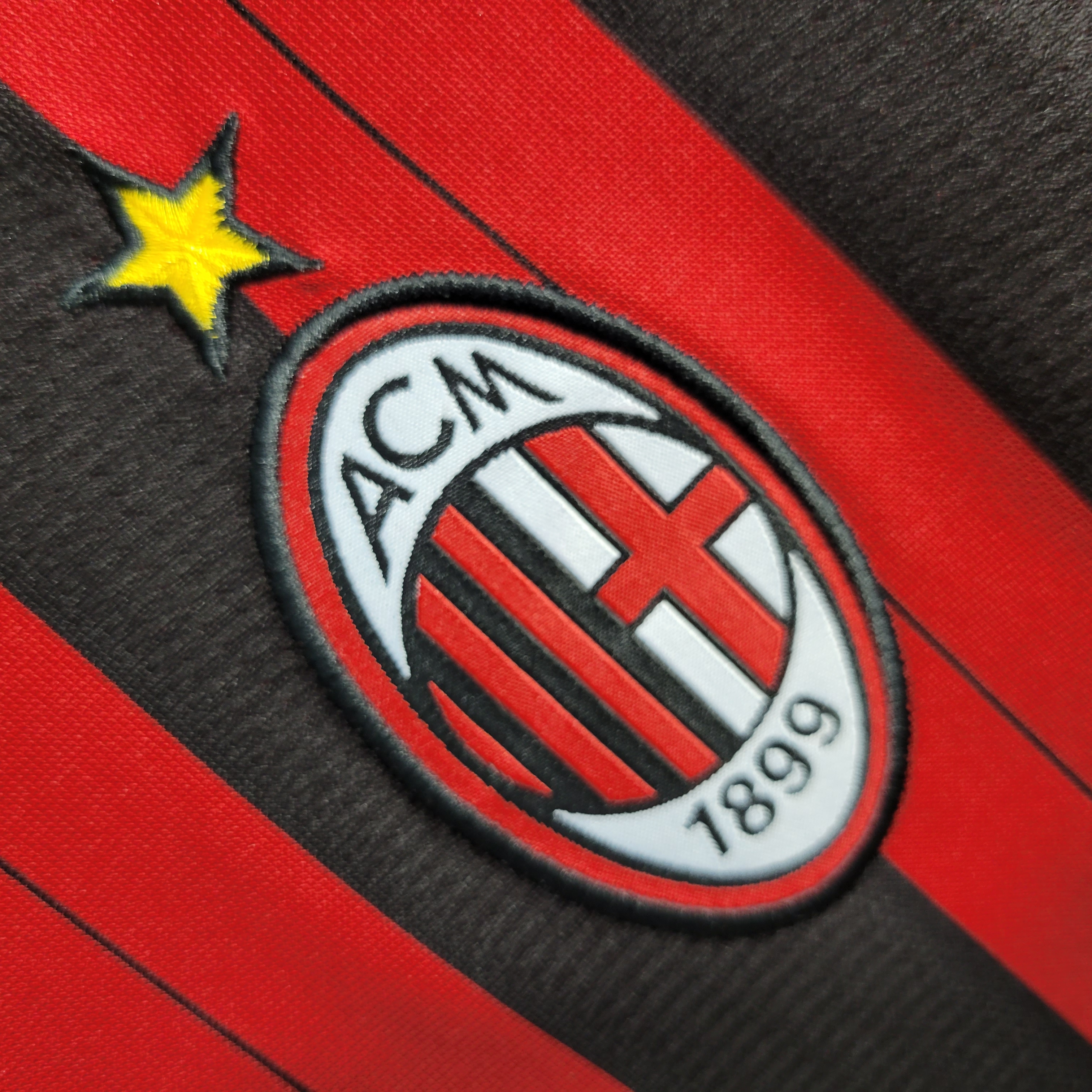 TKH-turbokithub-Retro AC Milan 13-14 Home Stadium Long Sleeve Jersey