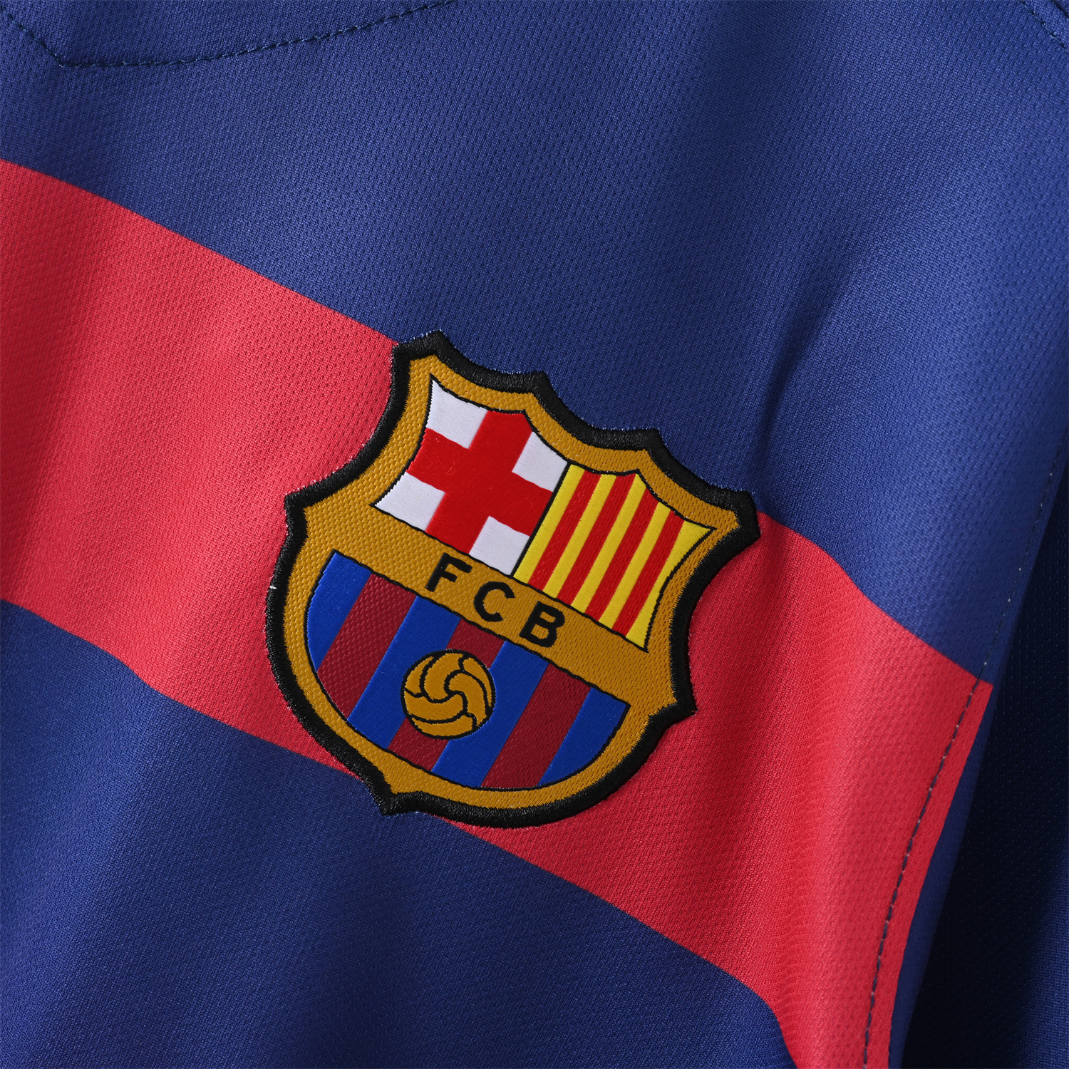 TKH-turbokithub-Retro Barcelona 15-16 Home Long Sleeves Jersey