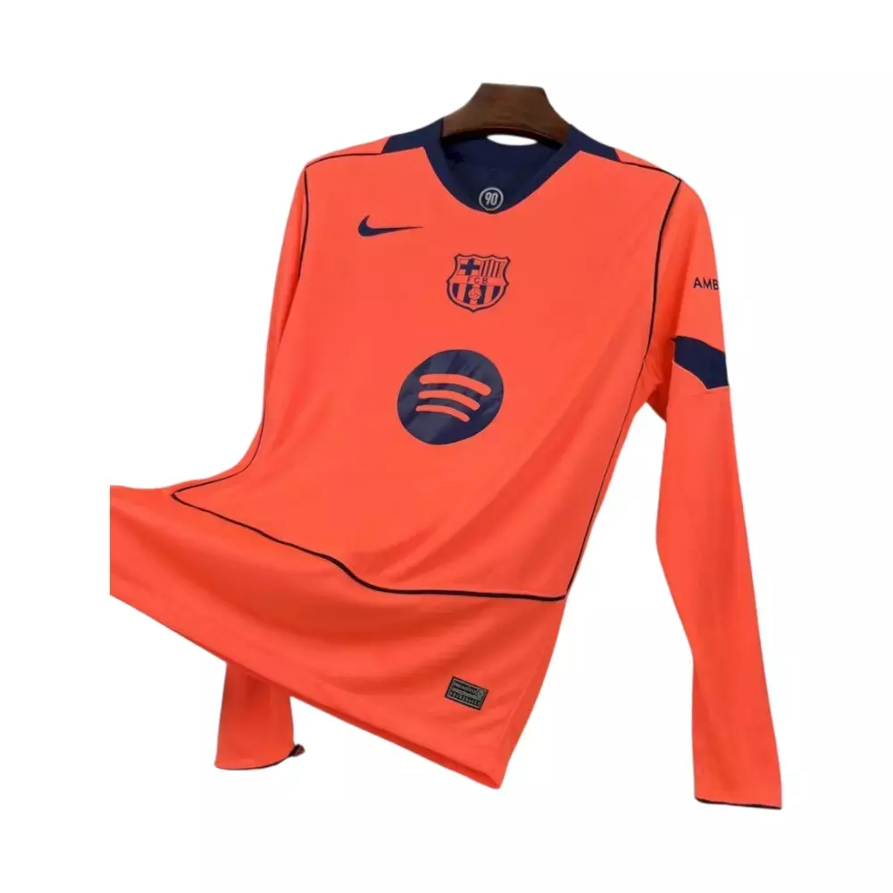 TKH-turbokithub-Barcelona 25-26 Third Long Sleeves Jersey - Fans Version