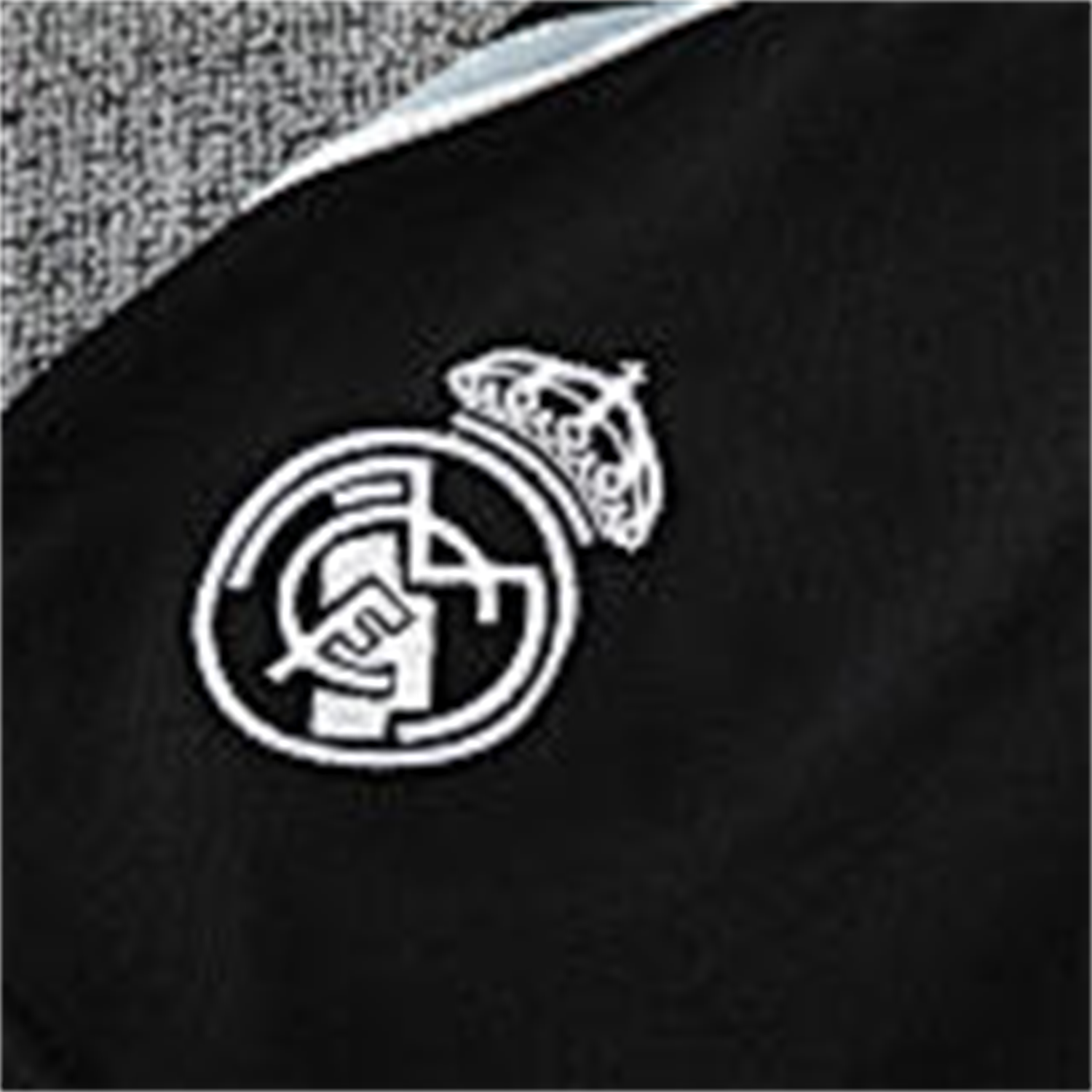 TKH-turbokithub-Real Madrid 25-26 Vest Training Set - Black And Light Grey Vest & Black Shorts