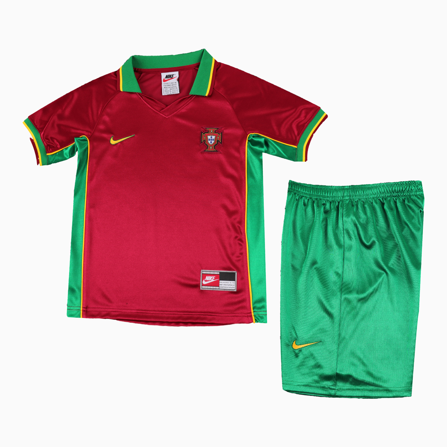 TKH-turbokithub-Retro Portugal 1998 Home Kids Kit