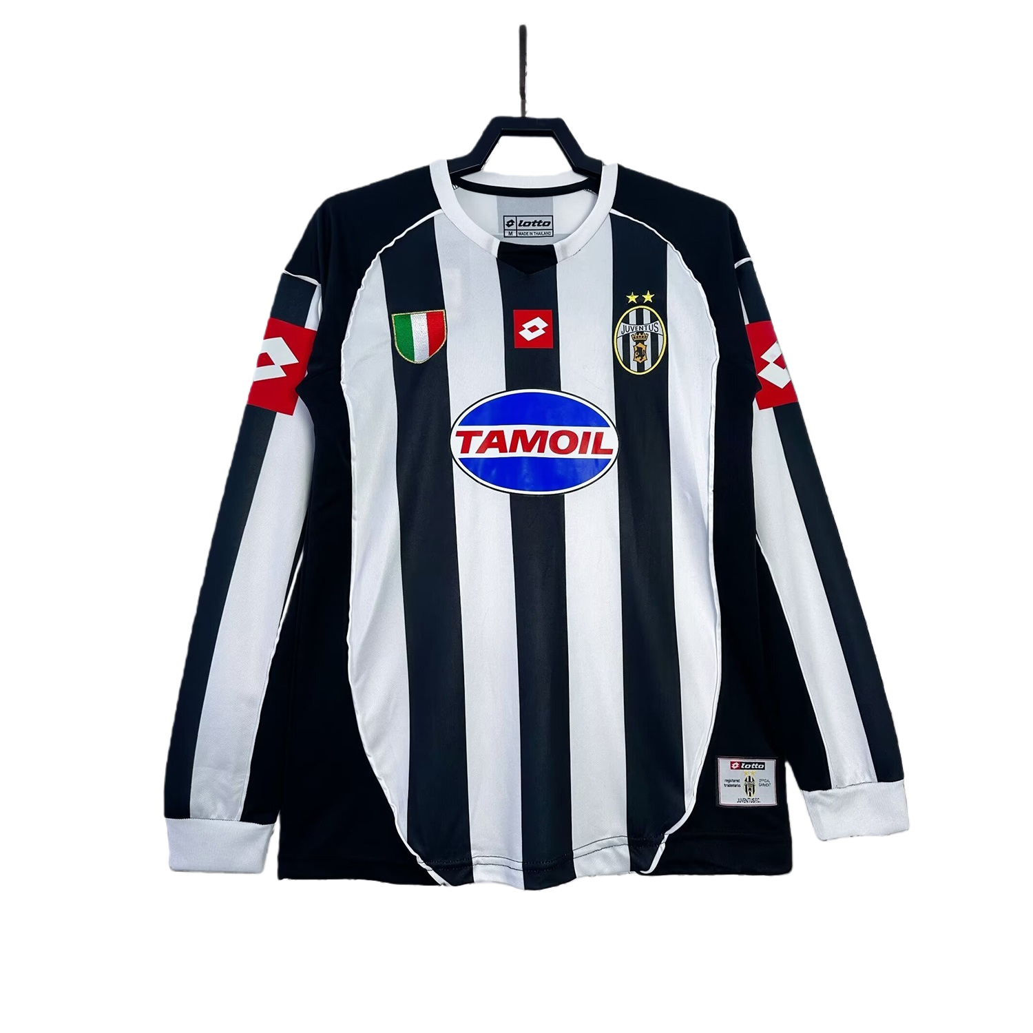 TKH-turbokithub-Retro Juventus 2002-03 European Home Long Sleeves Jersey