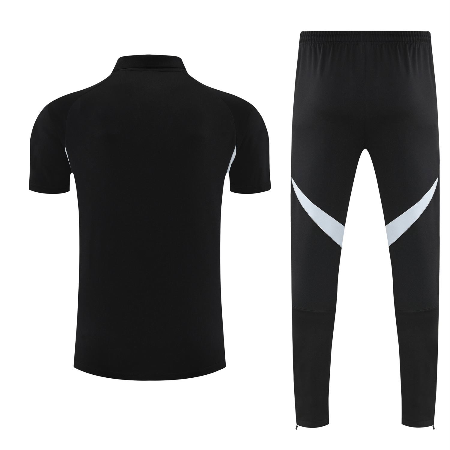 TKH-turbokithub-Argentina 2026 POLO Short-Sleeve Training Set - Black Top & Black Shorts