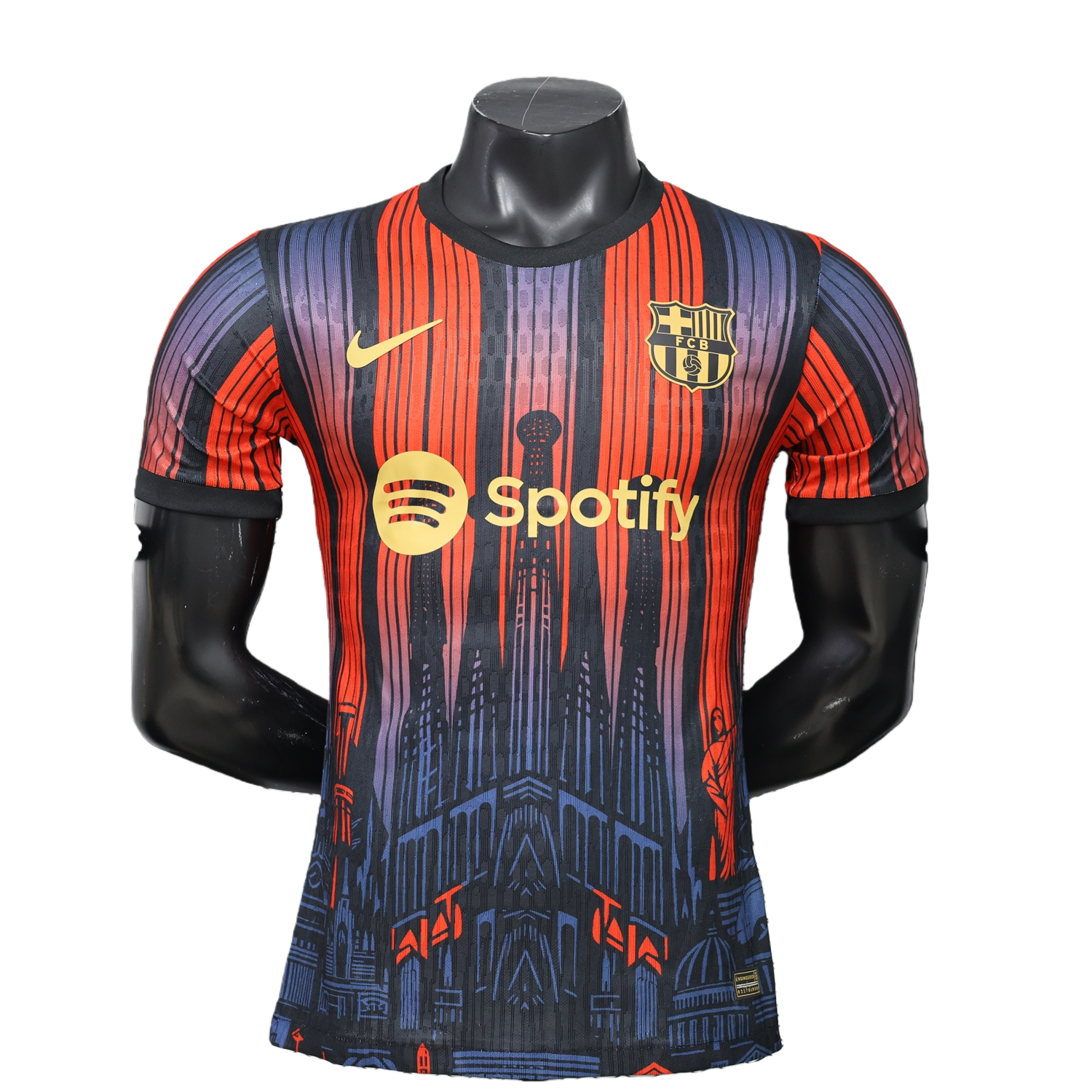 TKH-turbokithub-Barcelona 26-27 Grey With Red Special Jersey - Player Version