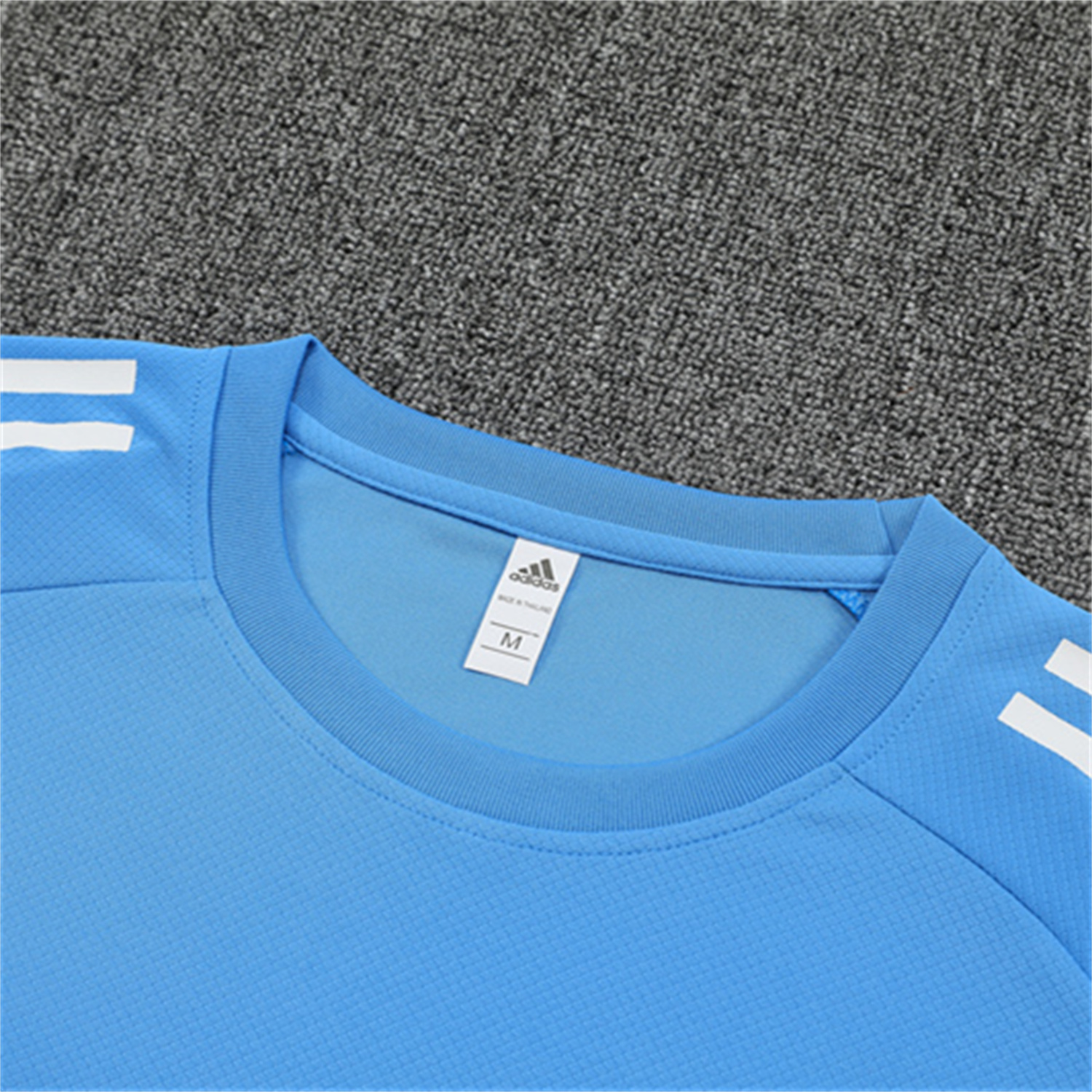 TKH-turbokithub-Real Madrid 25-26 Kids Short-Sleeve Training Set - Sky Blue Top and Sky Blue Shorts