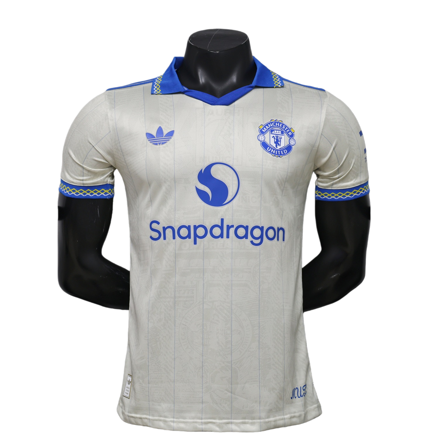 TKH-turbokithub-Manchester United 26-27 Terrace Icon Retro Casual Style Light Color Polo Jersey - Player Version