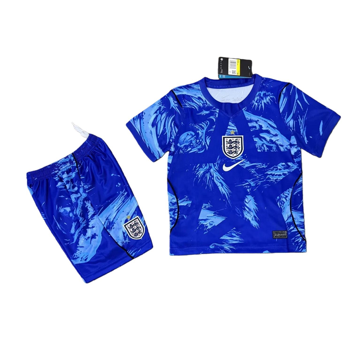 TKH-turbokithub-England 2026 Blue Goalkeeper Kids Kit