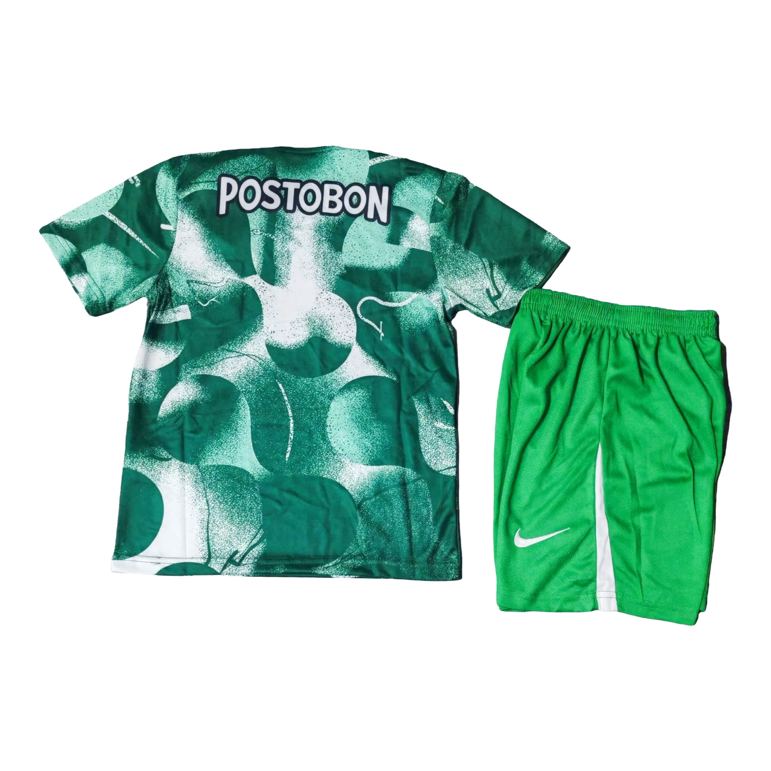 TKH-turbokithub-Atlético Nacional 25-26 Pre-Match Training Green Kids Kit