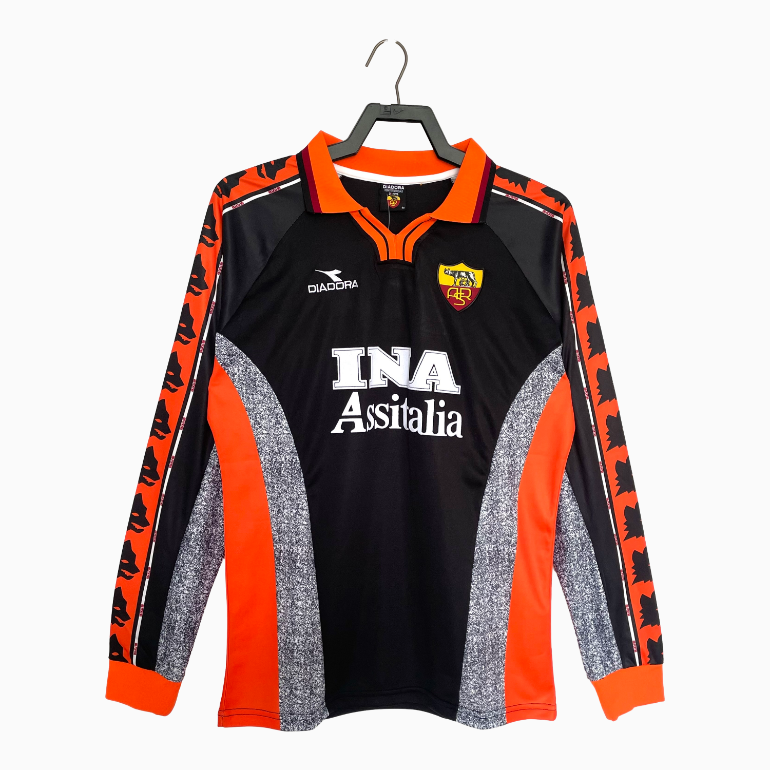TKH-turbokithub-Retro Roma 1998-99 Third Long Sleeves Jersey