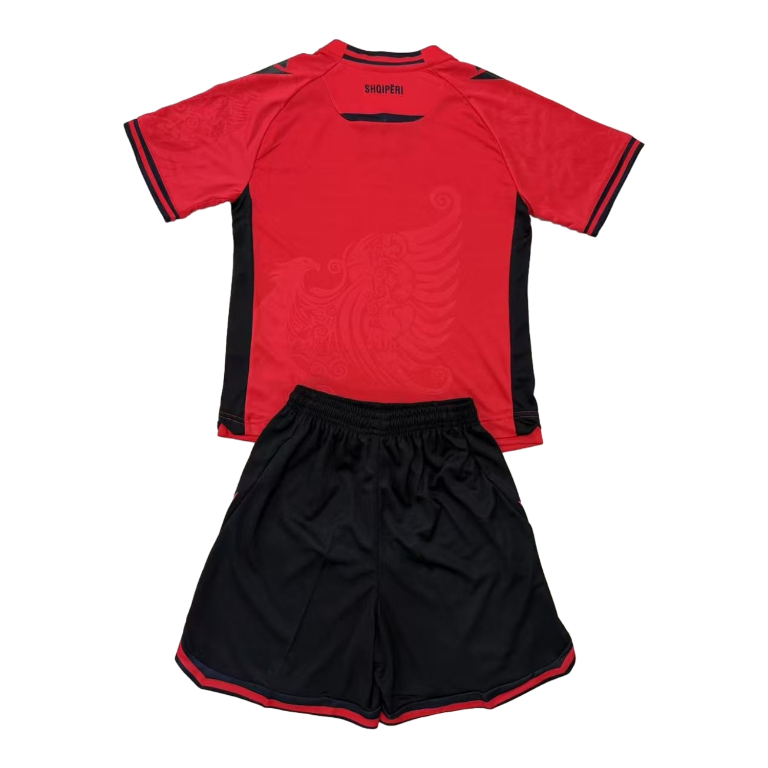 TKH-turbokithub-Albania 25-26 Home Men's Adult Jersey Set - Fans Version
