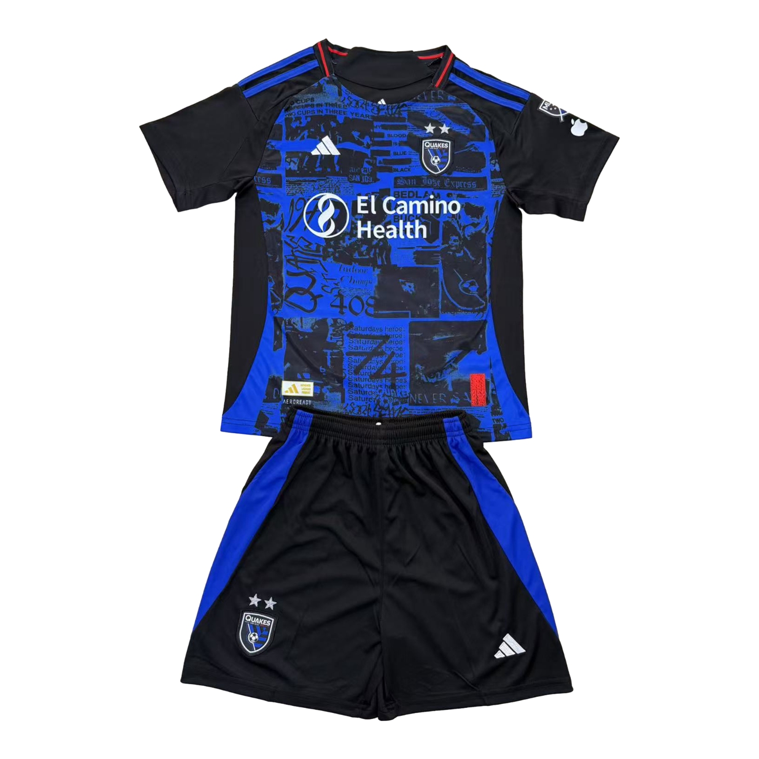 TKH-turbokithub-San Jose Earthquakes 25-26 Home Men's Adult Jersey Set - Fans Version