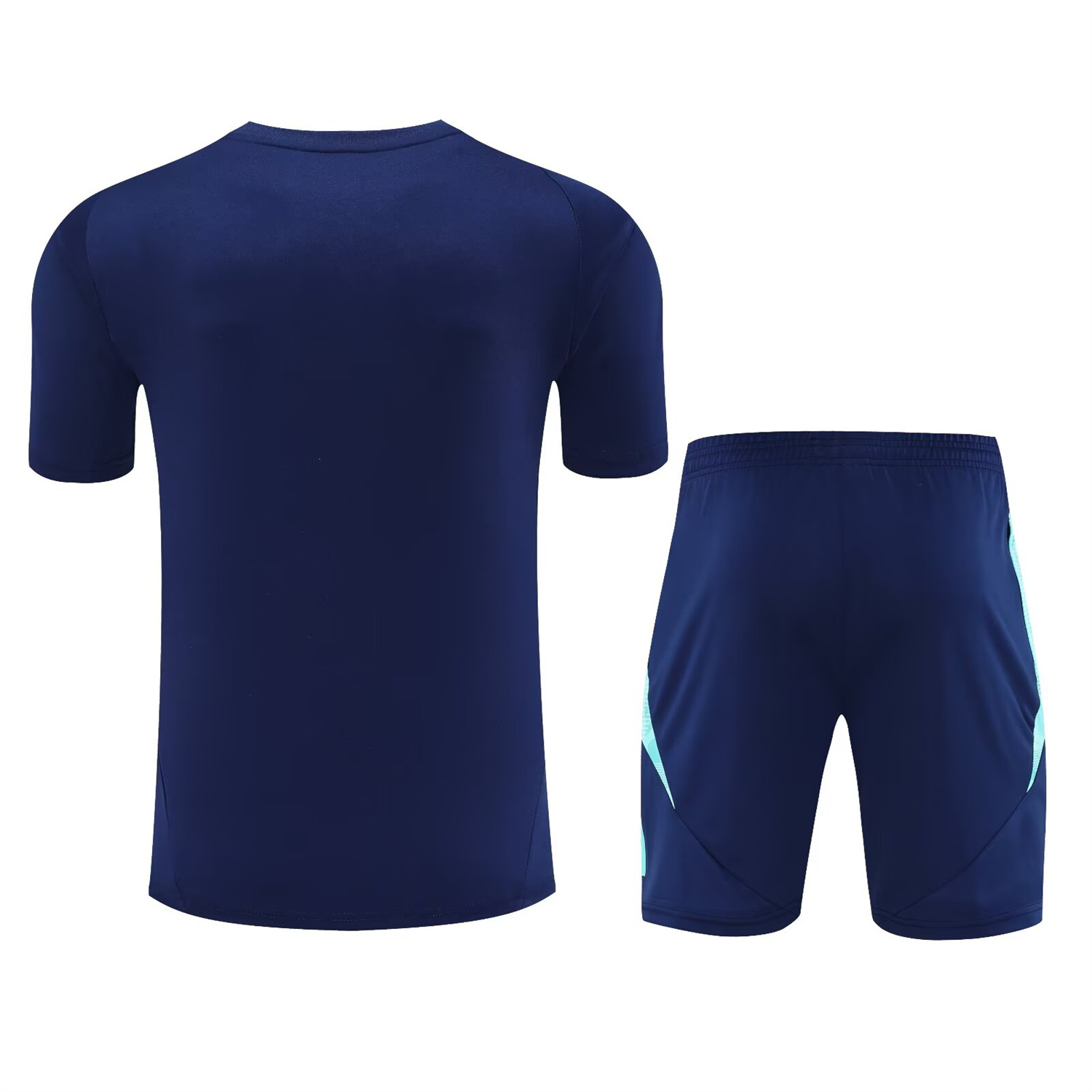TKH-turbokithub-Flamengo 25-26 Short-Sleeve Kids Training Set - Royal Blue With Royal Blue