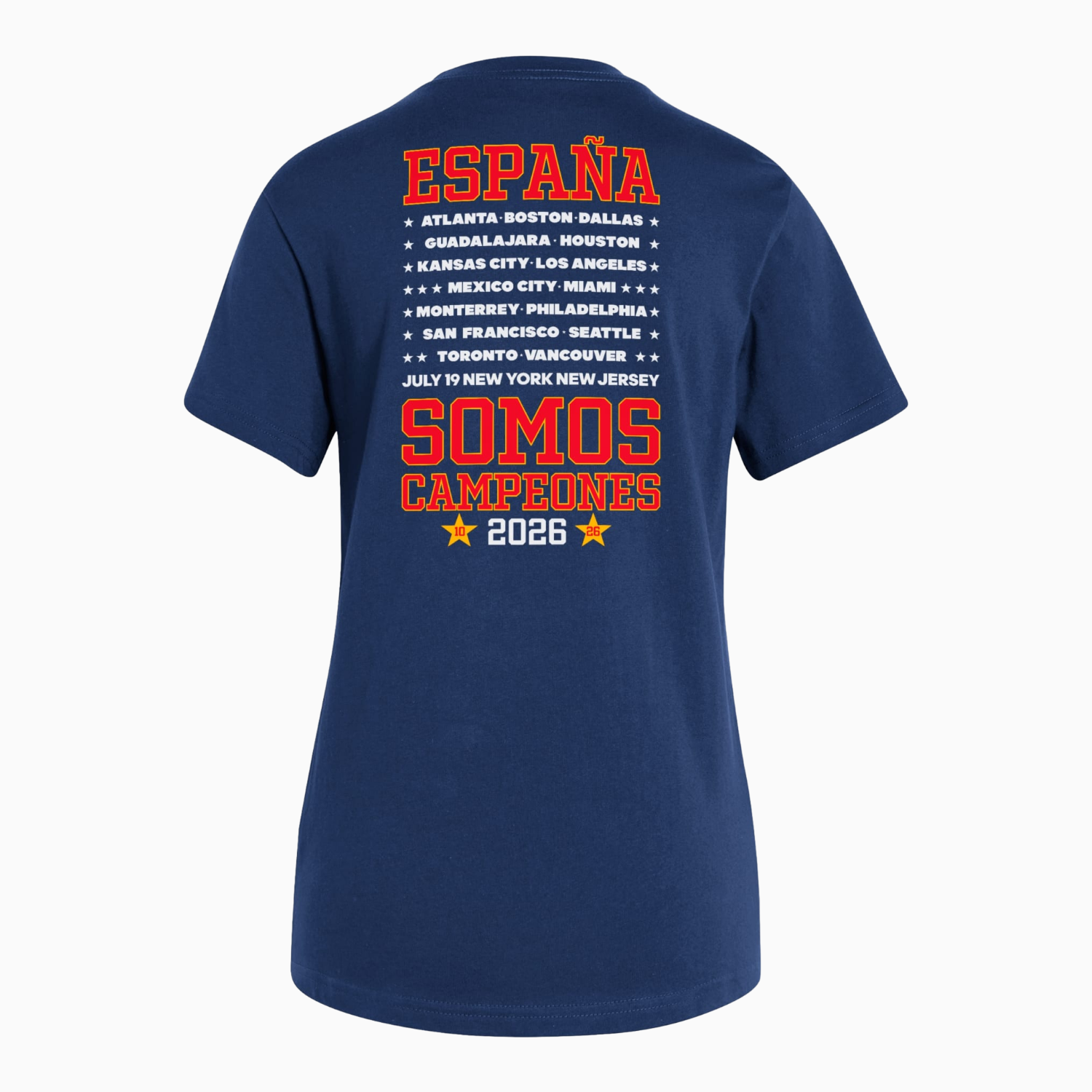 TKH-turbokithub-Spain 2026 World Cup Somos Campeones Blue T-shirt