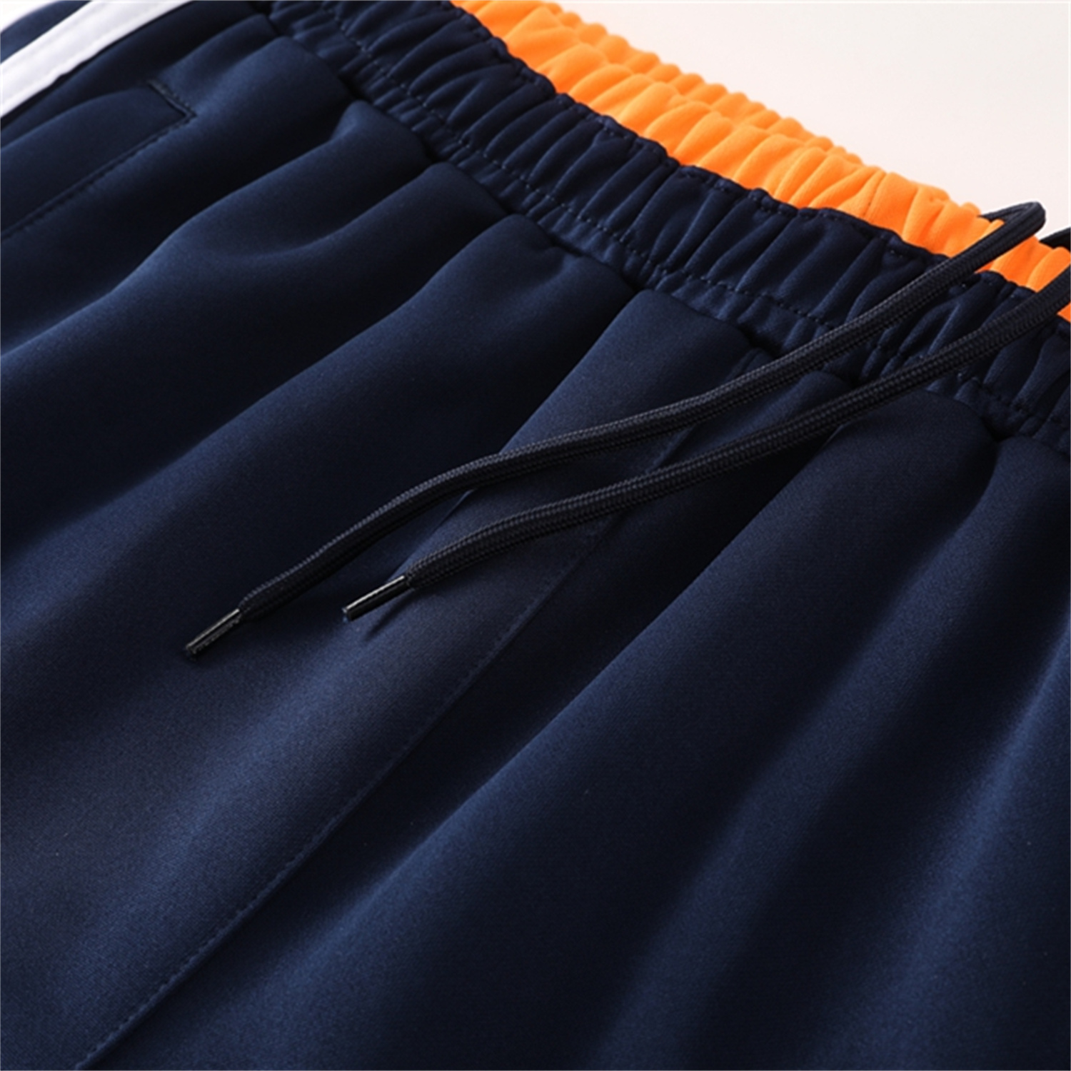TKH-turbokithub-Real Madrid 25-26 Jacket Training Tracksuit - Royal Blue Jackets & Pants with Orange Lines