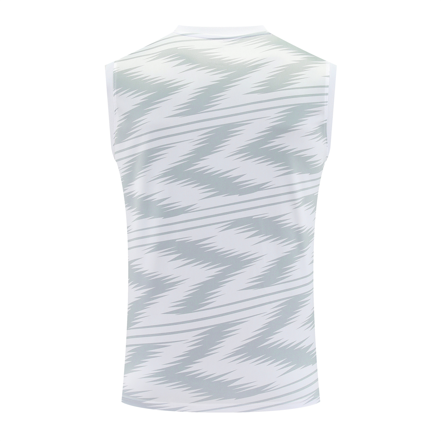 TKH-turbokithub-Real Madrid 25-26 Vest Training Set - Grey Arrow Pattern Vest & Black Shorts