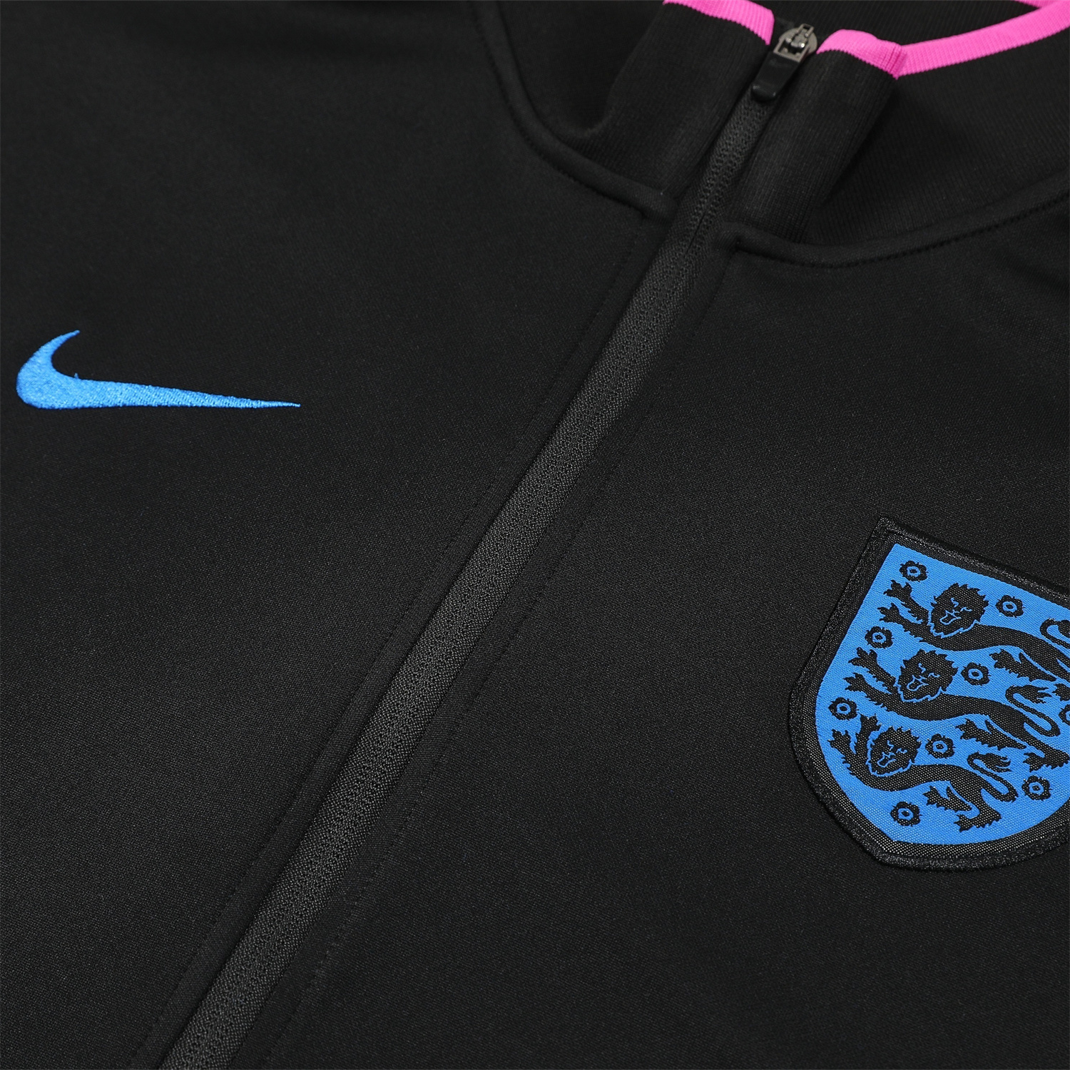 TKH-turbokithub-England 2026 Jacket Training Tracksuit - Black Top and Black Pants