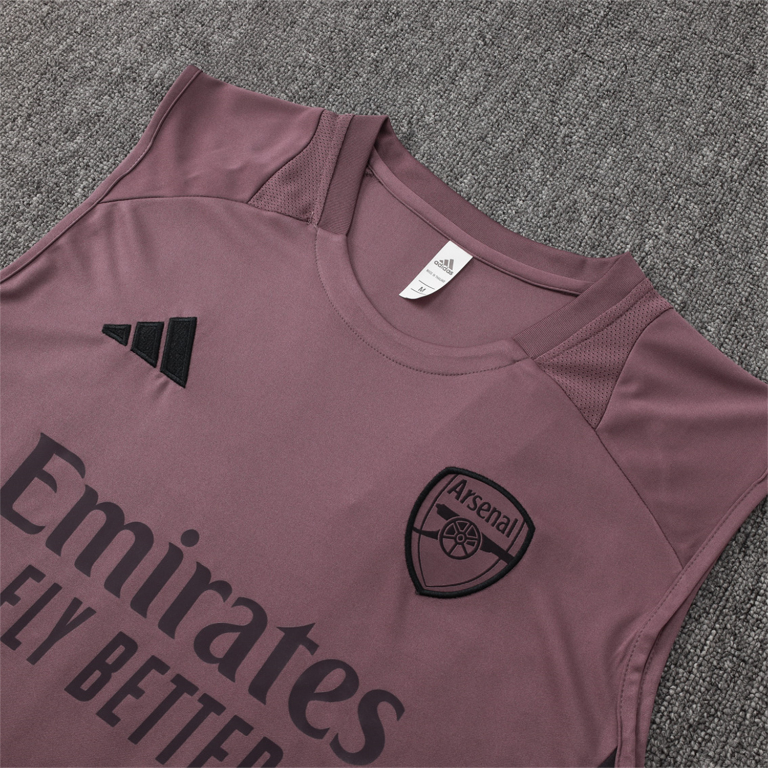 TKH-turbokithub-Arsenal 25-26 Vest Training Set - Purple Vest and Deep Purple Shorts