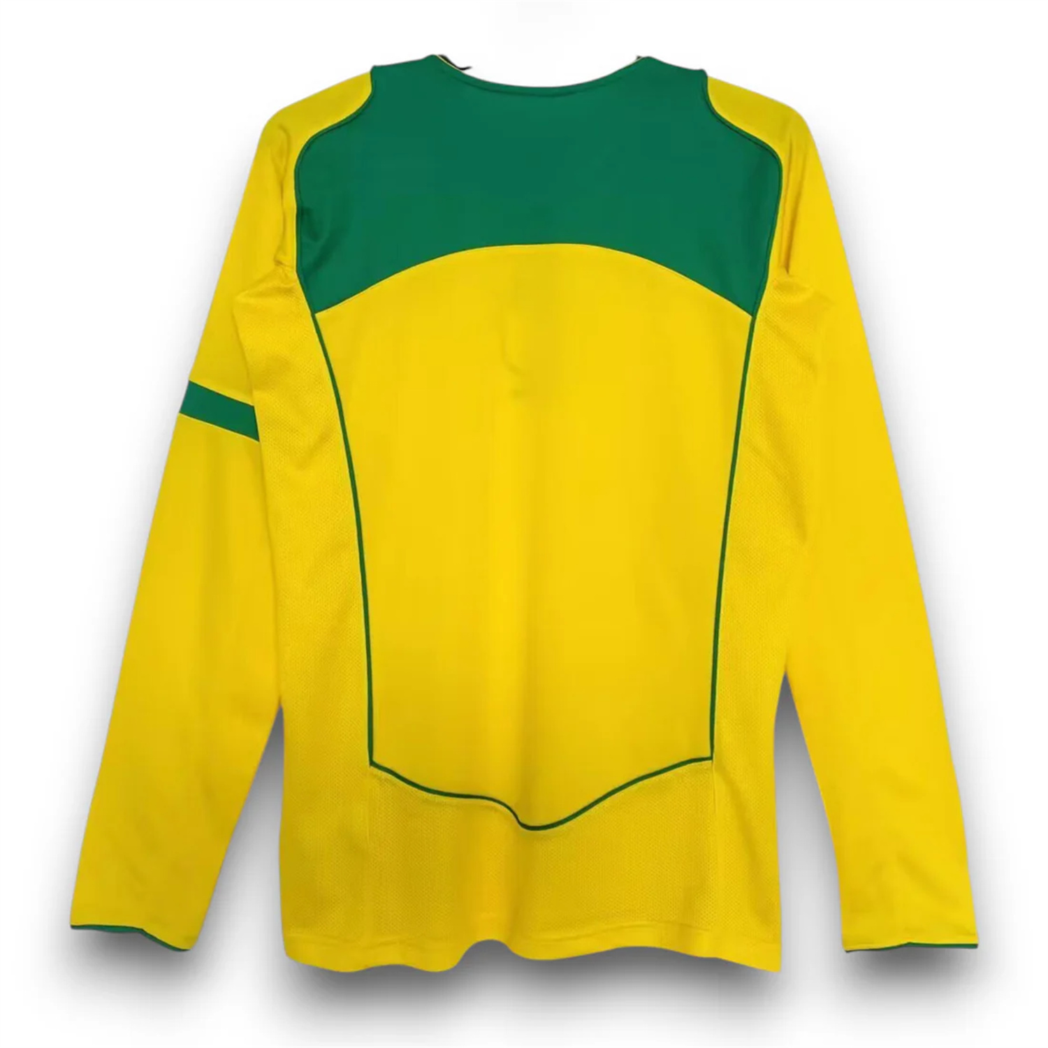 TKH-turbokithub-Retro Brazil 2004 Home Long Sleeves Jersey