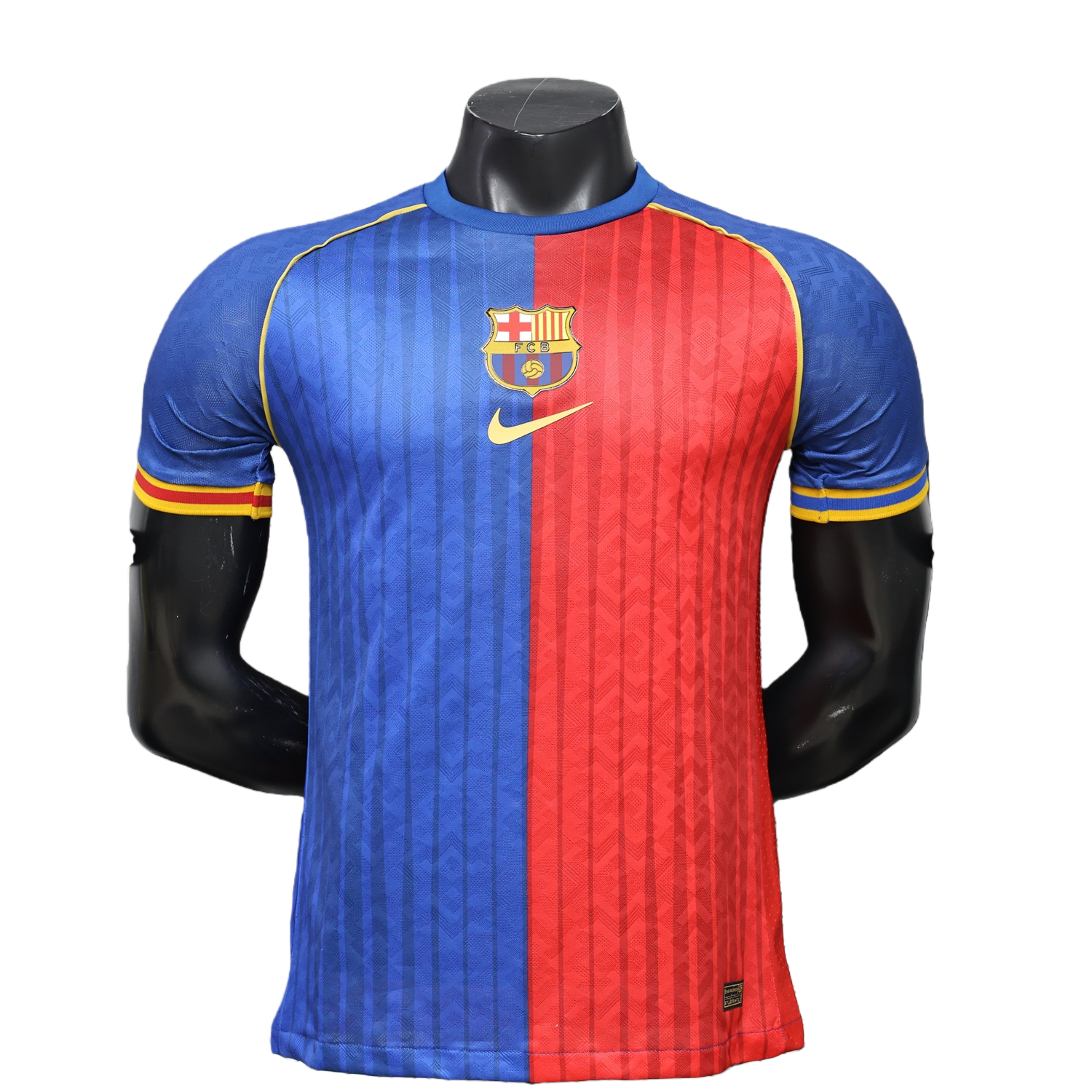 TKH-turbokithub-Barcelona 26-27 Red Blue Retro Style Casual Jersey - Player Version