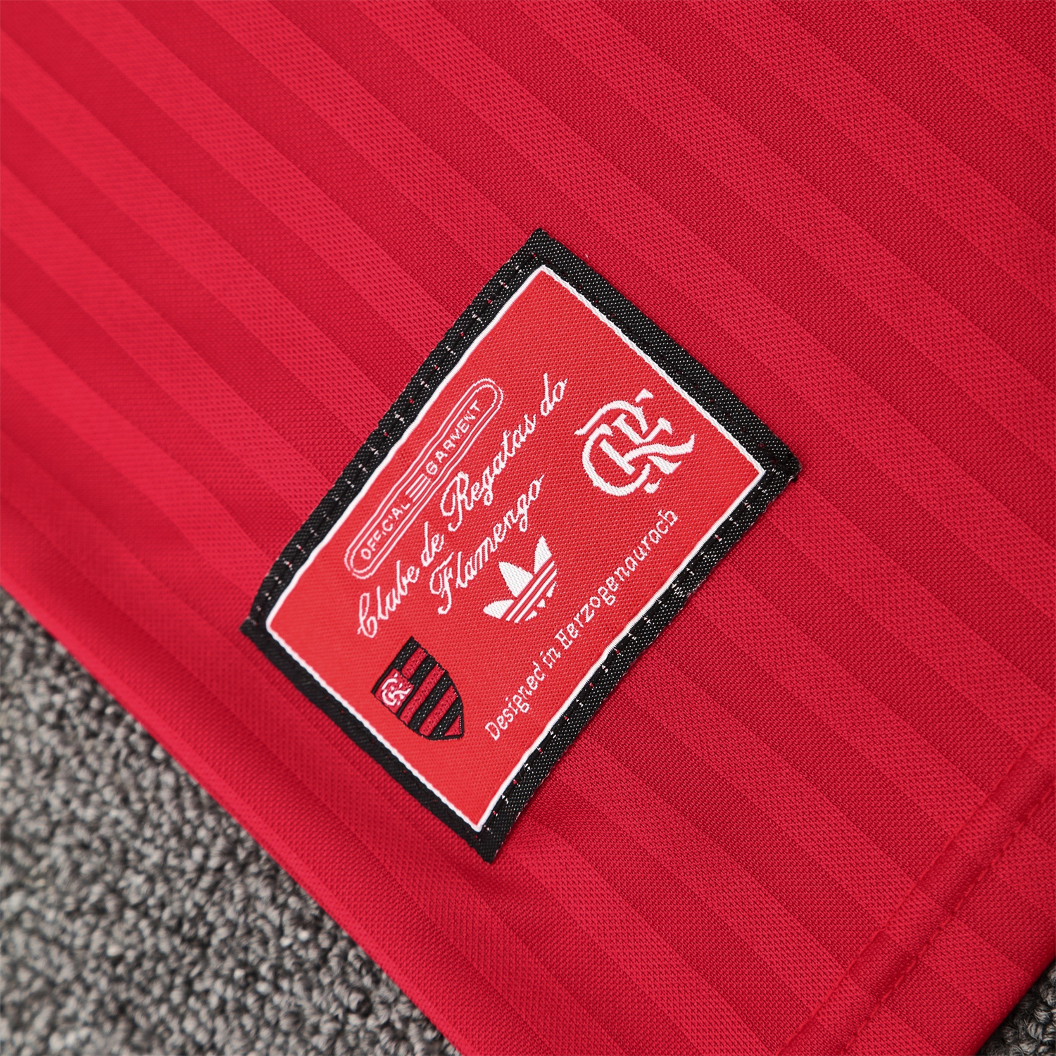TKH-turbokithub-Flamengo 25-26 Short-Sleeve Training Set - Red Top & Black Shorts