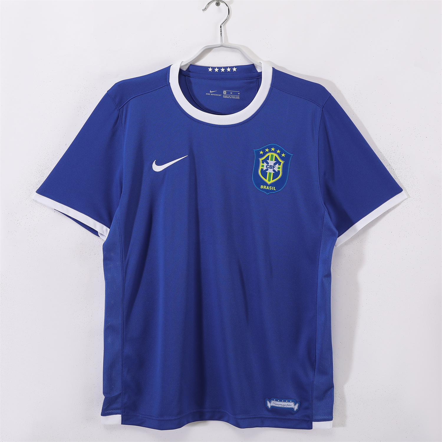 TKH-turbokithub-Retro Brazil 2006 Away Blue Jersey