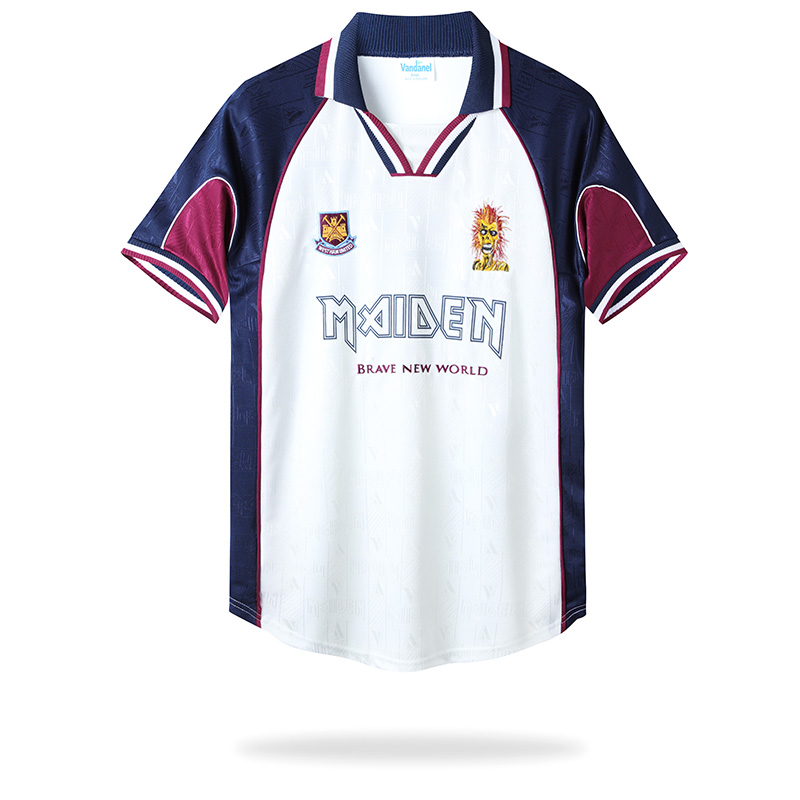 TKH-turbokithub-Retro Iron Maiden x West Ham 1999-01 Away Jersey