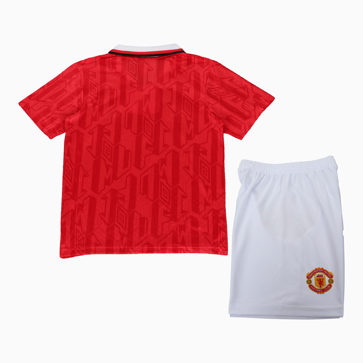 TKH-turbokithub-Retro Manchester United 92-94 Home Kids Kit