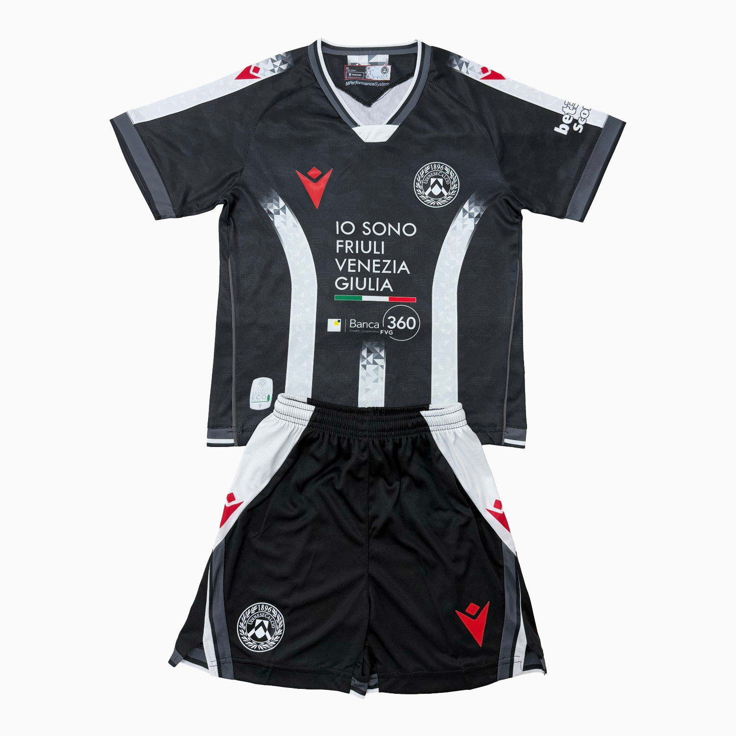 TKH-turbokithub-Udinese 25-26 Home Kids Kit