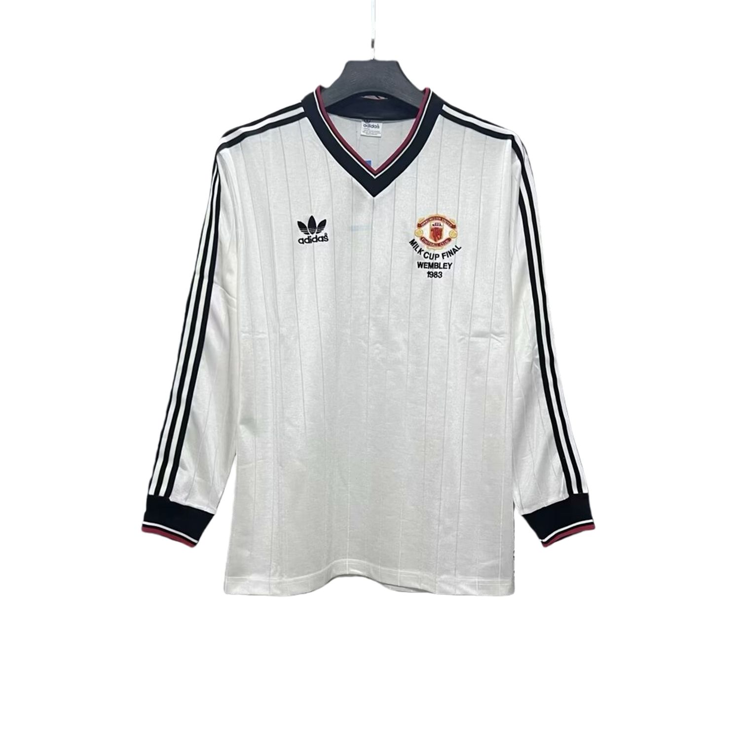 TKH-turbokithub-Retro Manchester United 82-84 Away Long Sleeve Jersey League Cup Final