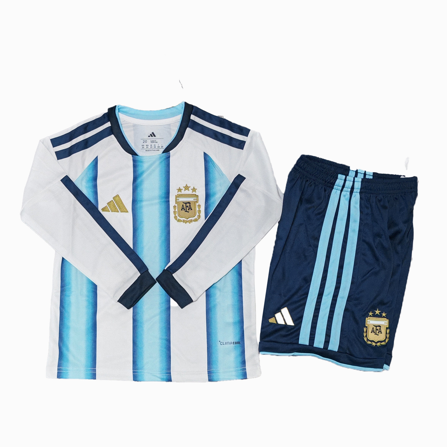 TKH-turbokithub-Argentina 2026 Home Long Sleeves Kids Kit - Without Chest Patch