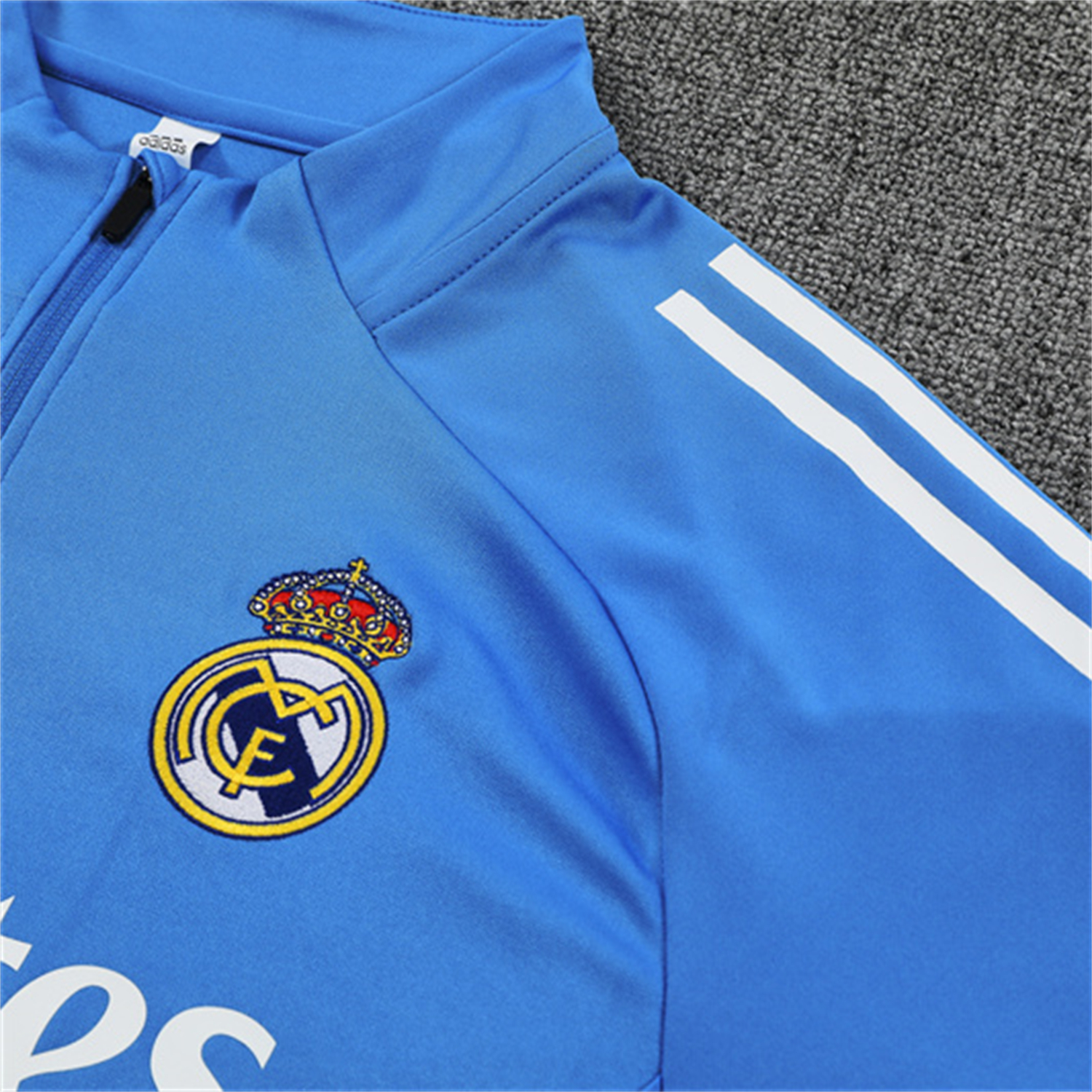 TKH-turbokithub-Real Madrid 25-26 Kids Long Sleeve Training Set - Bright Blue Top & Pants