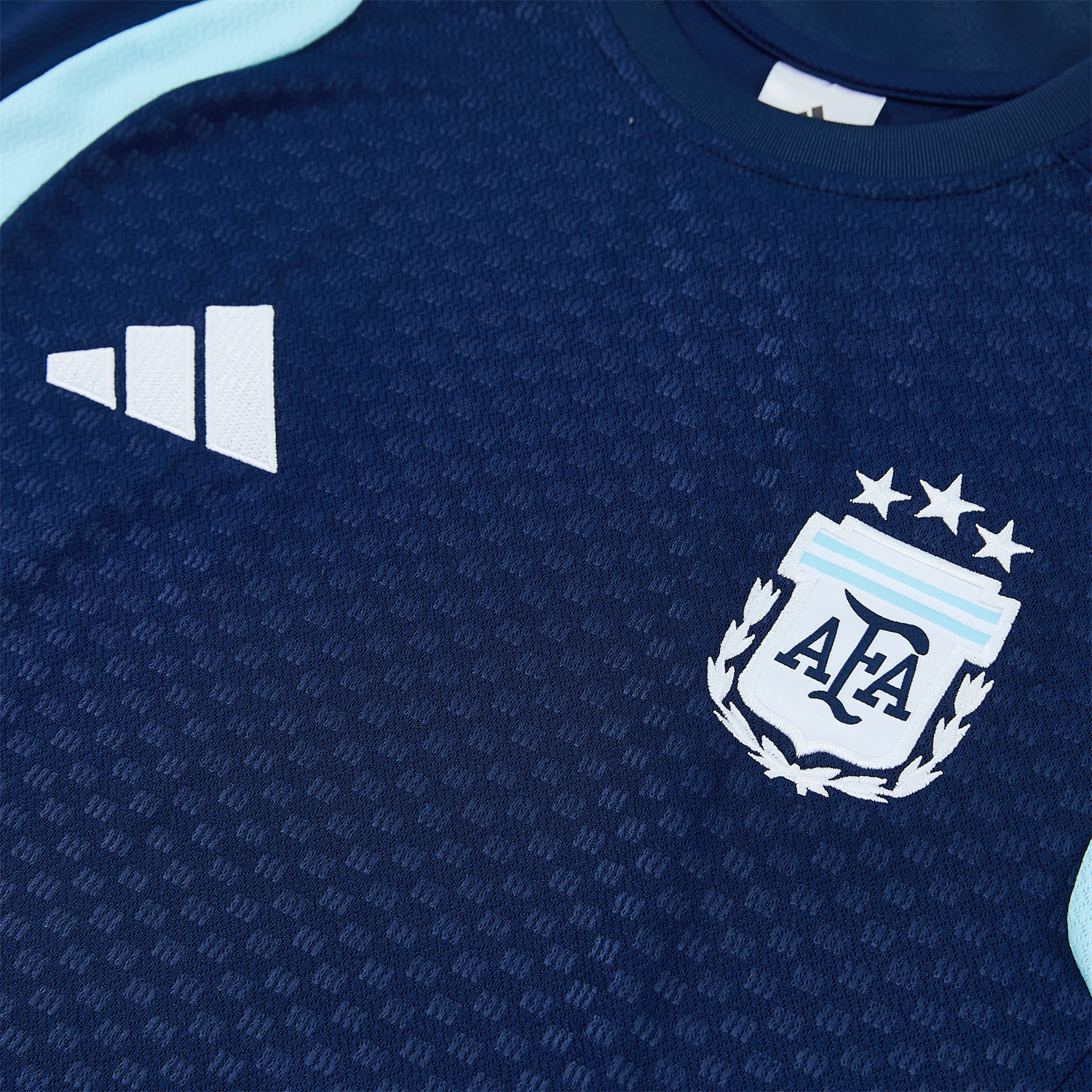 TKH-turbokithub-Argentina 2026 Short-Sleeve Training Set - Dark Blue Top and Shorts