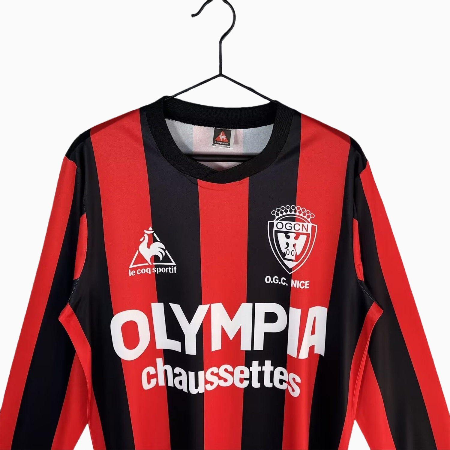 TKH-turbokithub-Retro Nice 1977-78 Home Long Sleeves Jersey