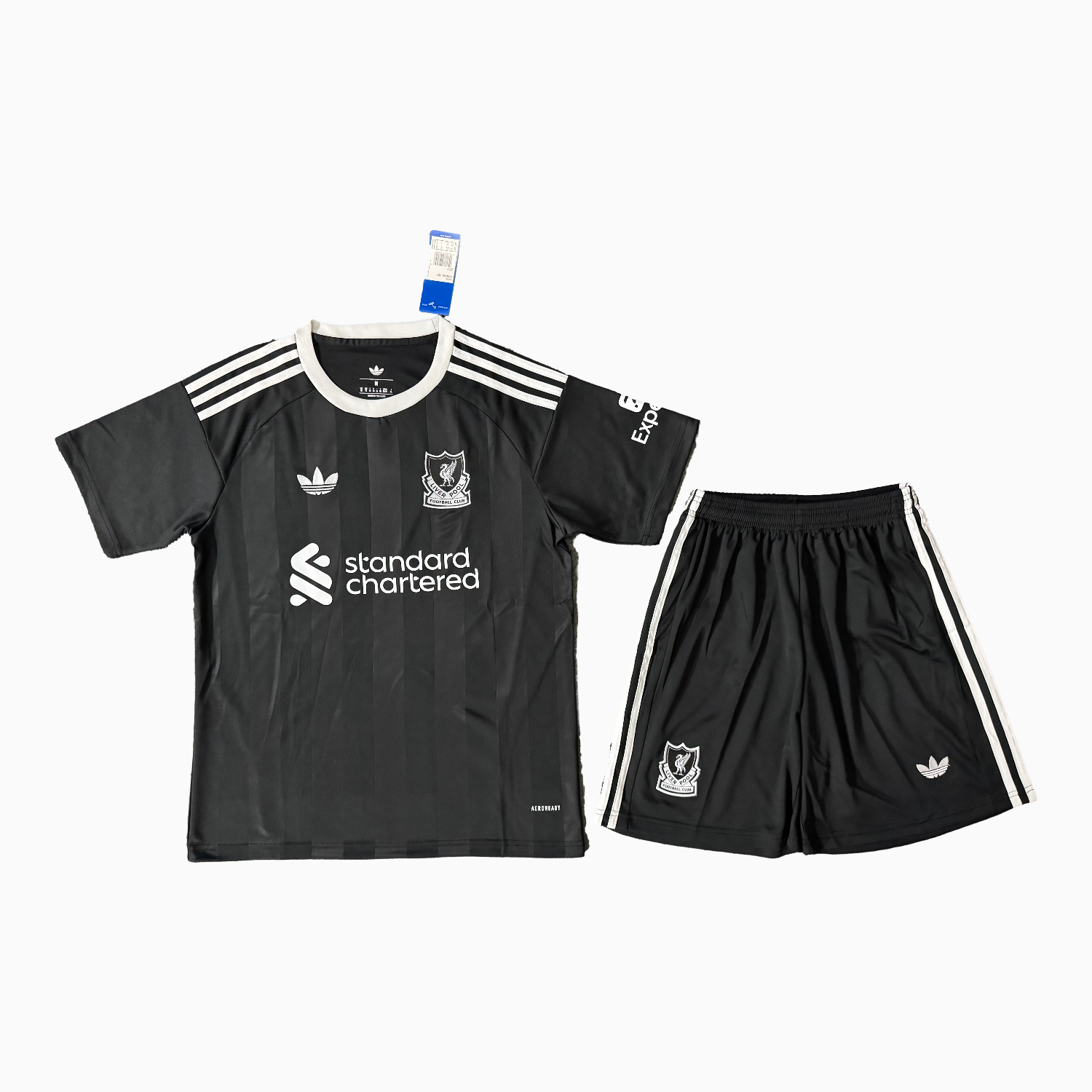 TKH-turbokithub-Real Madrid 25-26 Black Goalkeeper Men's Adult Jersey Set - Fans Version