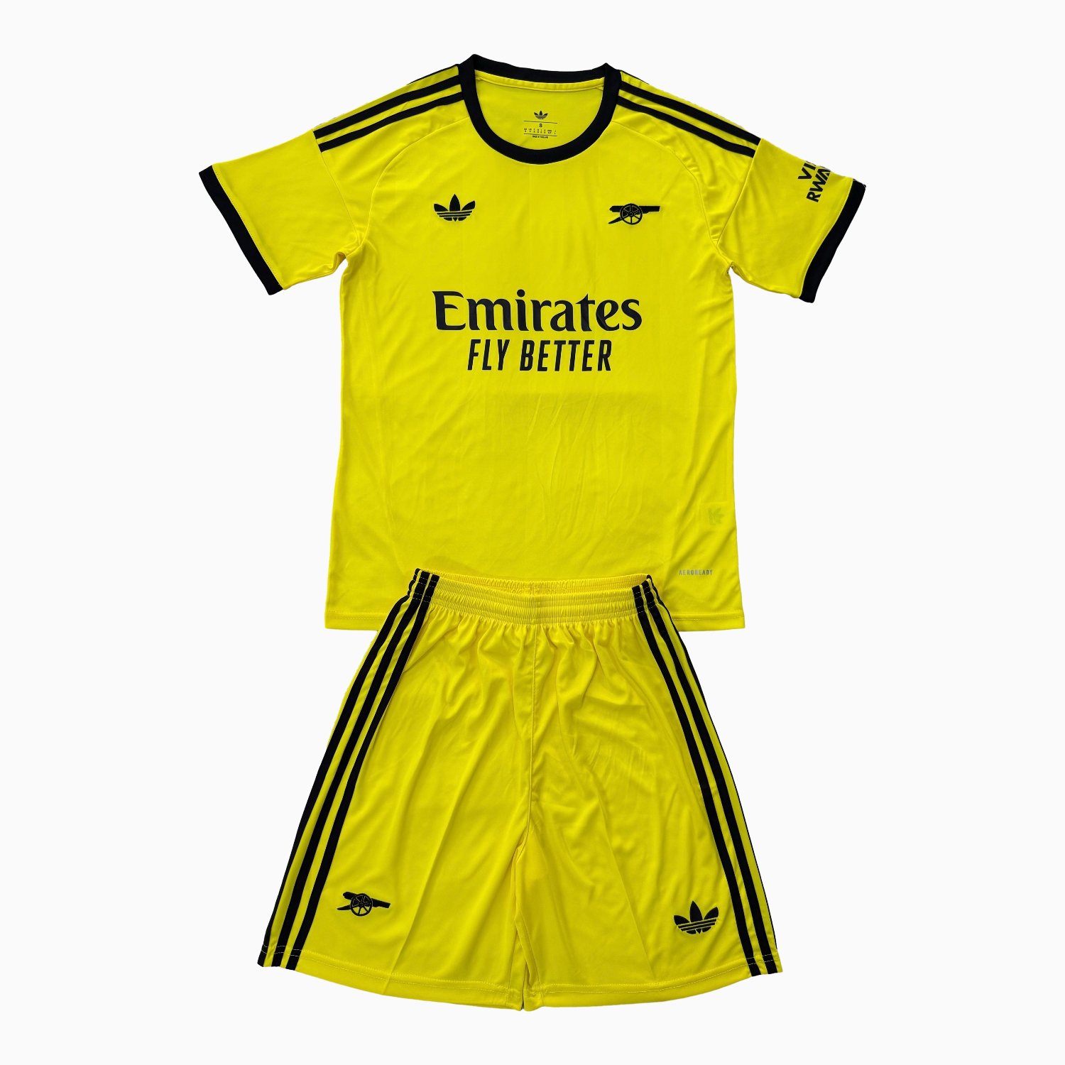 TKH-turbokithub-Arsenal 25-26 Yellow Goalkeeper Men's Adult Jersey Set - Fans Version