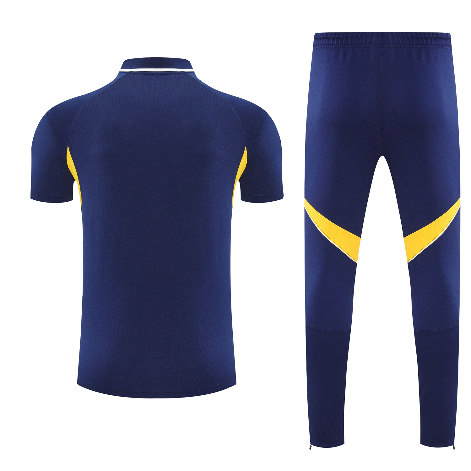 TKH-turbokithub-Boca Juniors 25-26 POLO Short-Sleeve Training Set - Dark Blue Top & Shorts