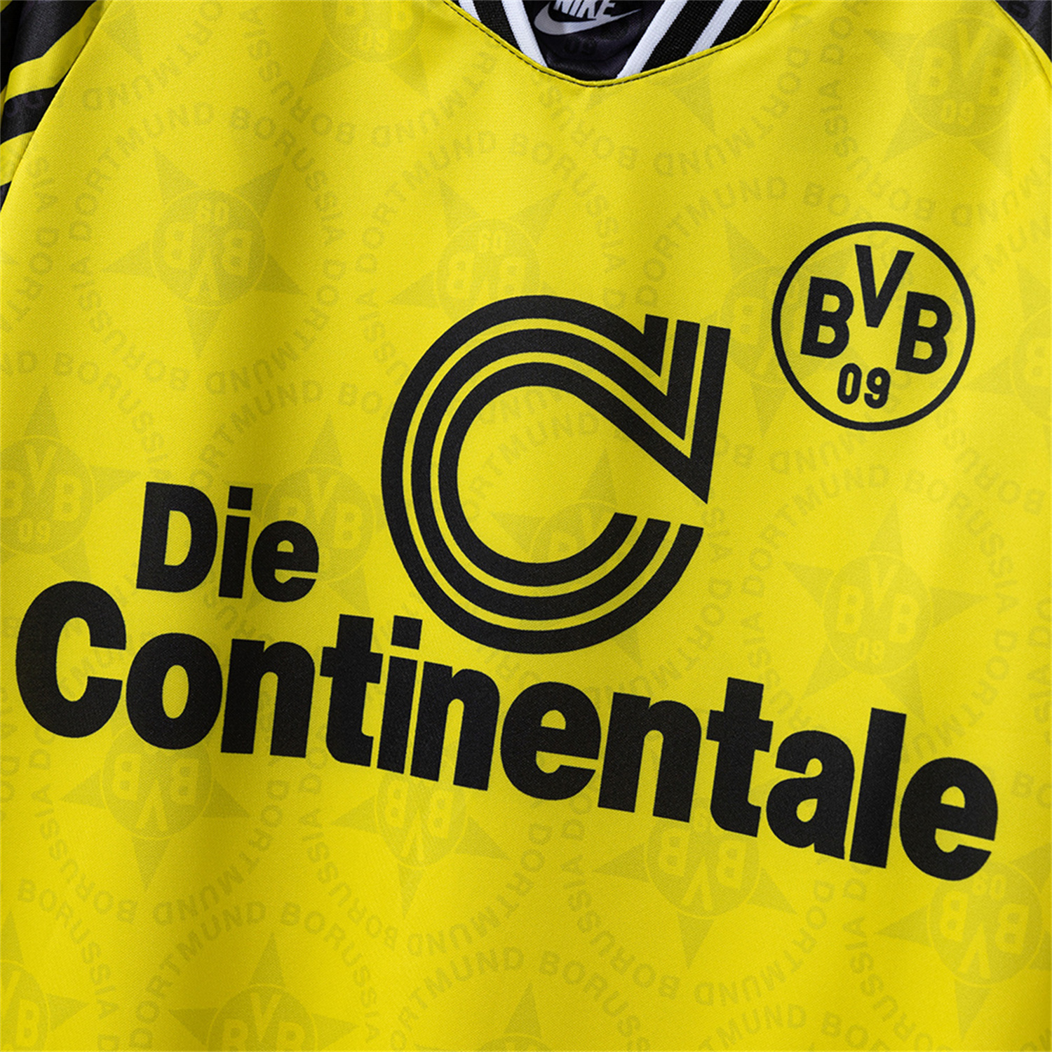 TKH-turbokithub-Retro Dortmund 1994-95 Home Jersey