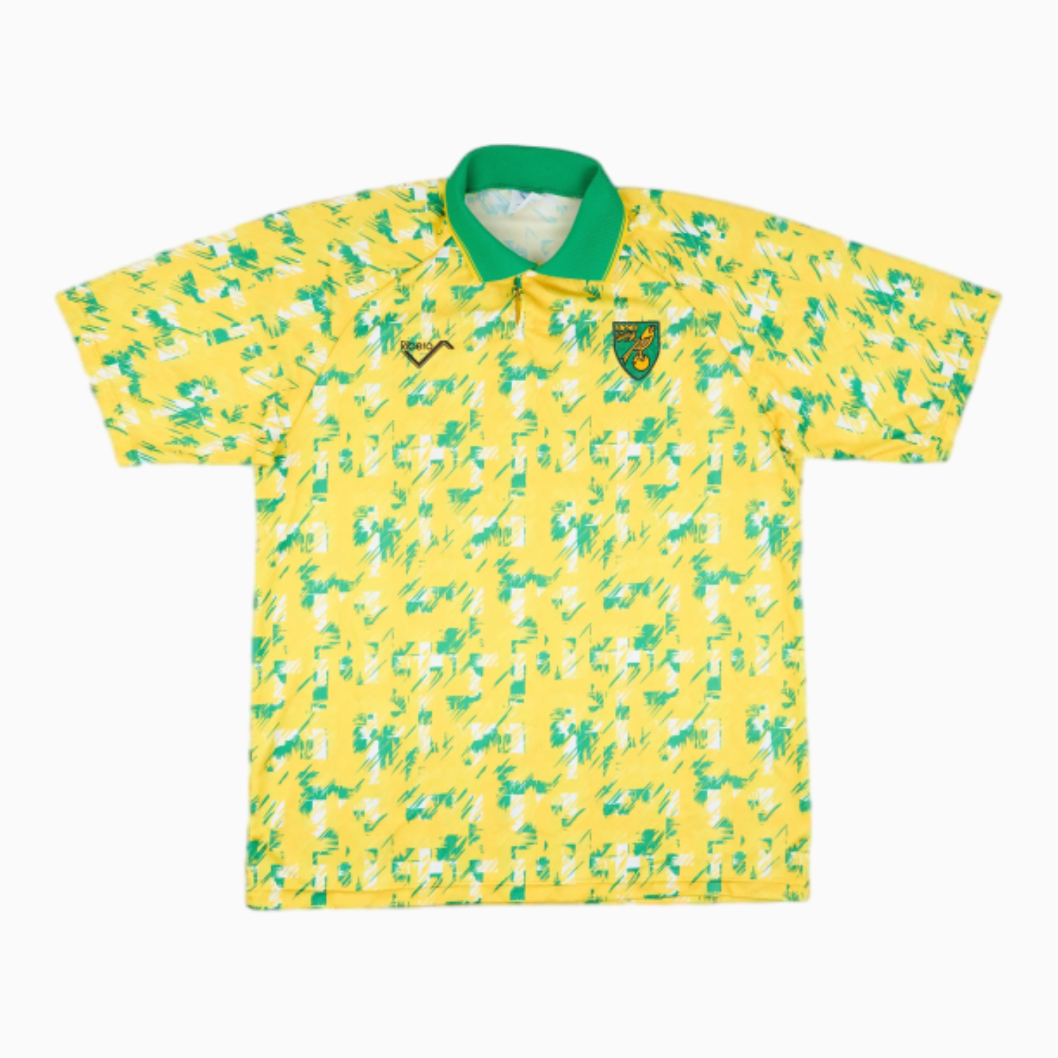 TKH-turbokithub-Retro Norwich City 1992-94 Home Unsponsored Jersey