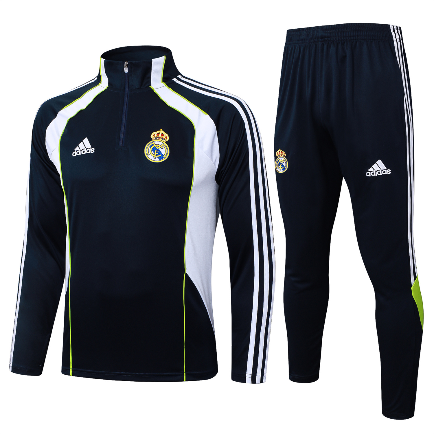 TKH-turbokithub-Real Madrid 25-26 Long Sleeve Training Set - Deep Blue Urban Purist Style