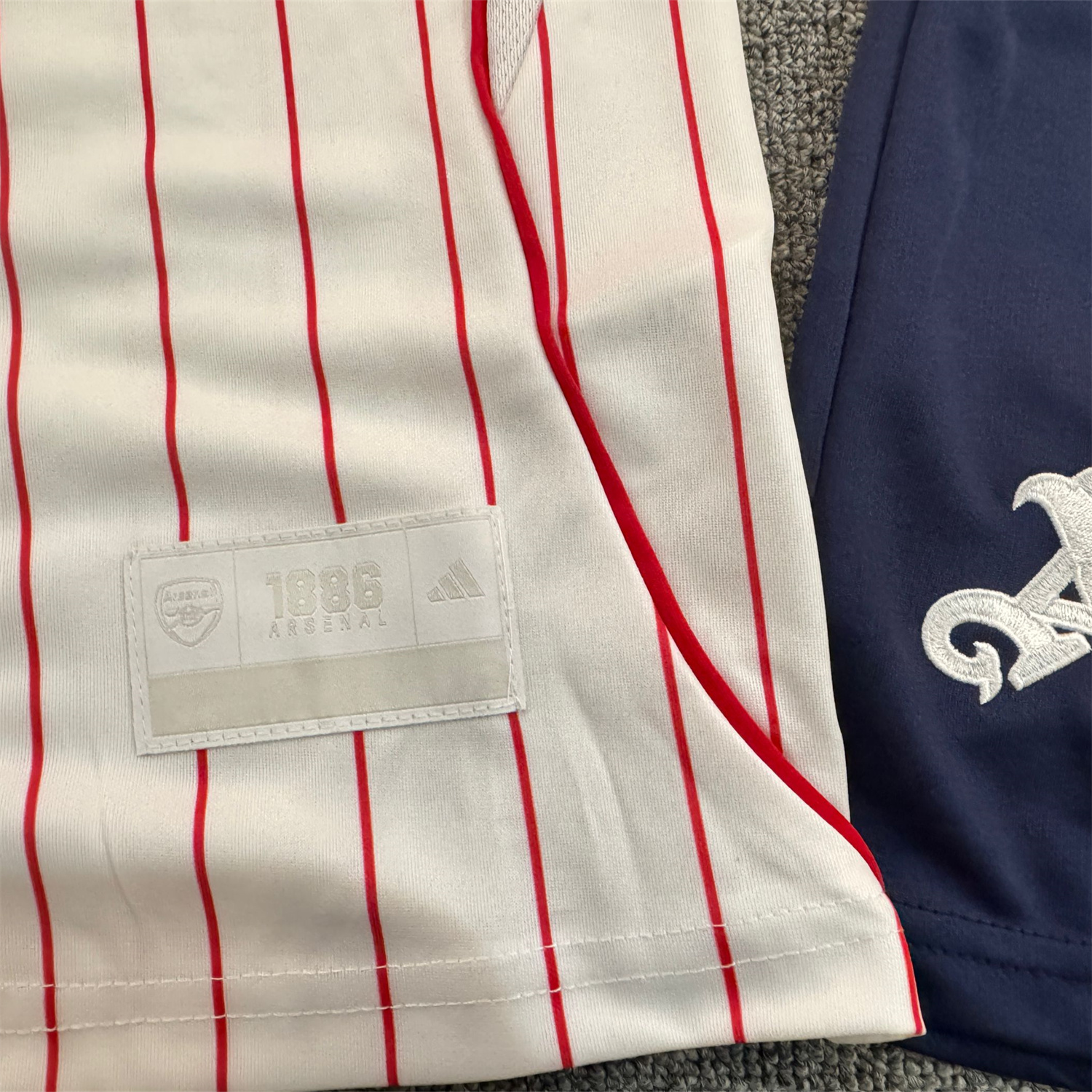 TKH-turbokithub-Arsenal 25-26 White Baseball Kids Kit - Player Version