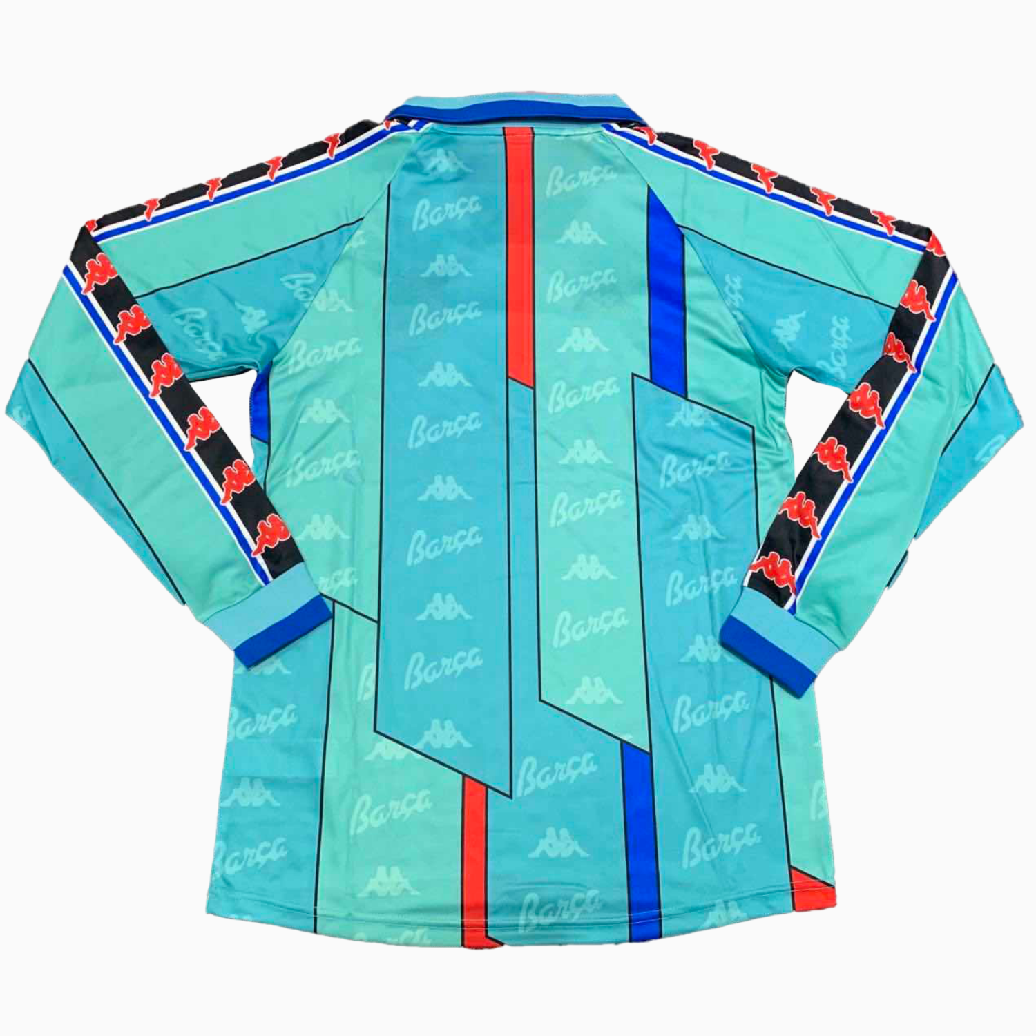 TKH-turbokithub-Retro Barcelona 96-97 Away Stadium Long Sleeve Jersey