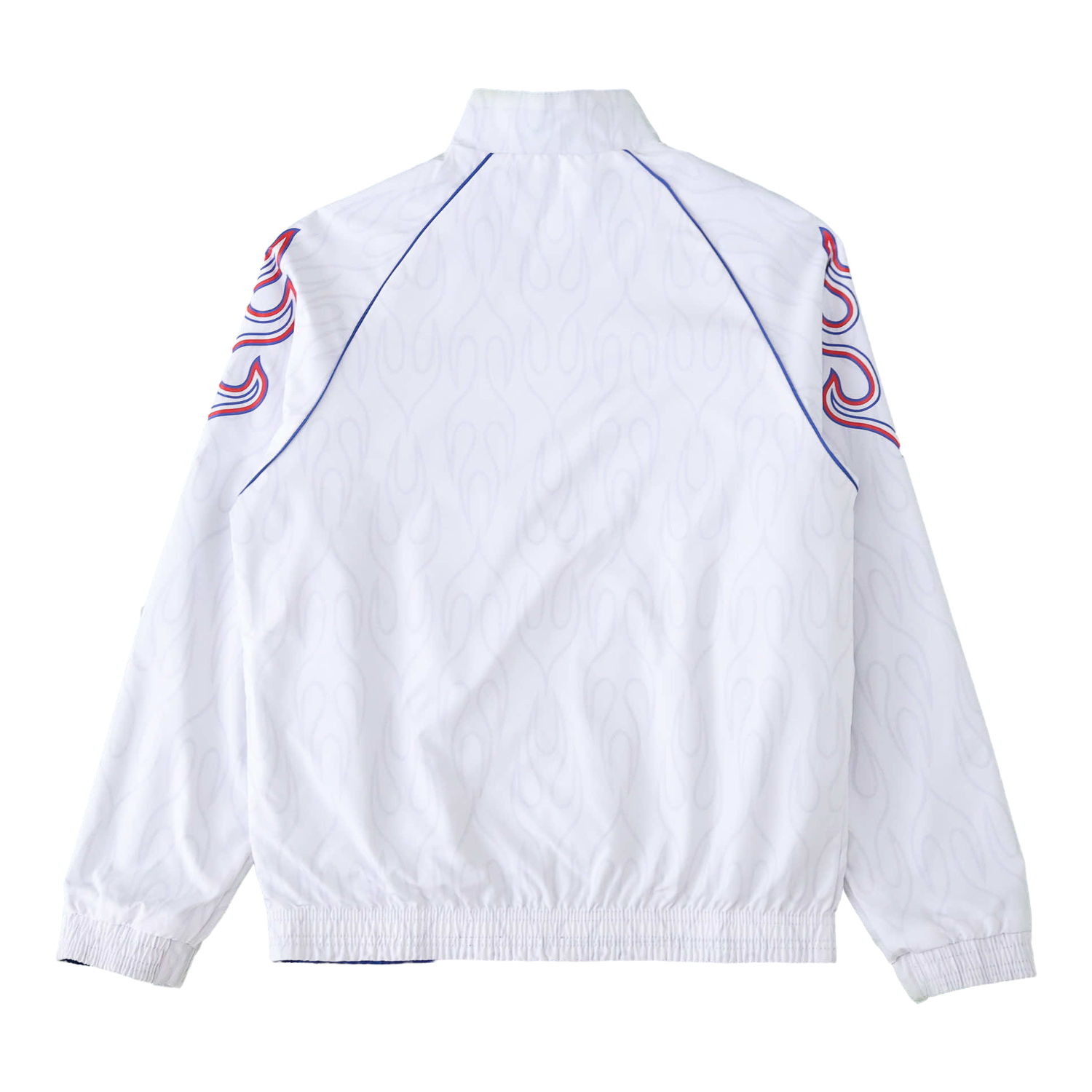 TKH-turbokithub-Retro Japan 1998 Throwback Double Sided Reversible Windbreaker - White & Blue